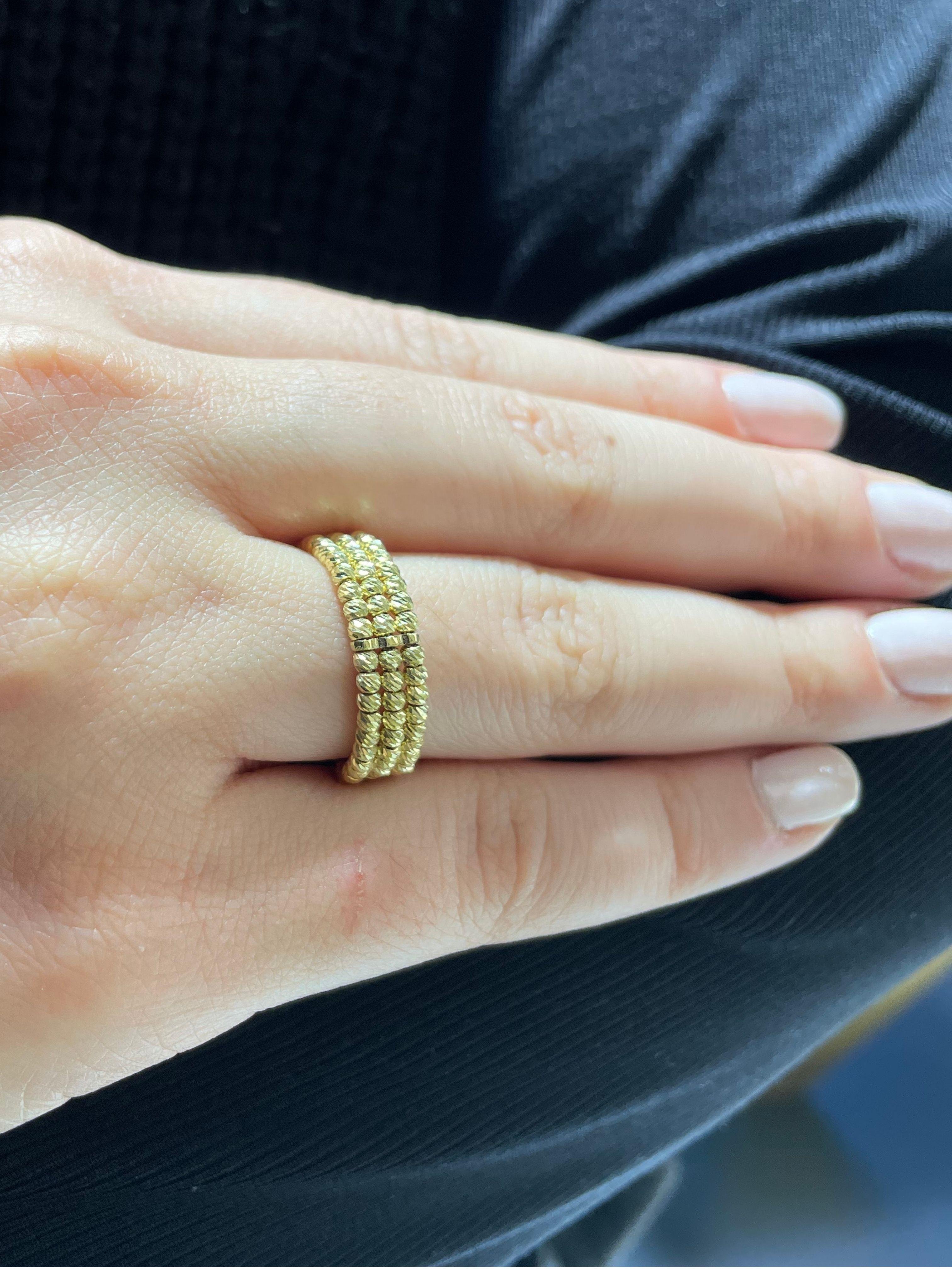 Altın Üç Sıra Dorika Yüzük 14 AyarAltın Üç Sıra Dorika Yüzük 14 Ayar