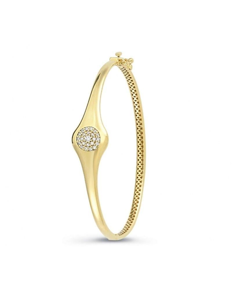 Baget Taşlı Altın Kelepçe Bilezik 14 AyarBaget Taşlı Altın Kelepçe Bilezik 14 Ayar14 Ayar Bilezik