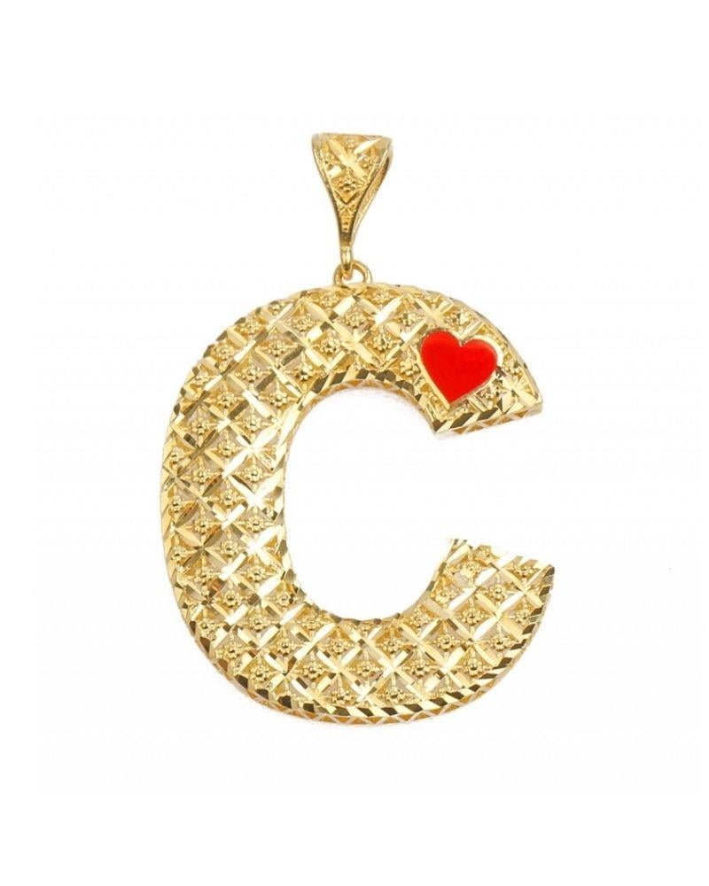 C Harfi Altın Kolye Ucu 14 AyarC Harfi Altın Kolye Ucu 14 AyarKolye Uçları