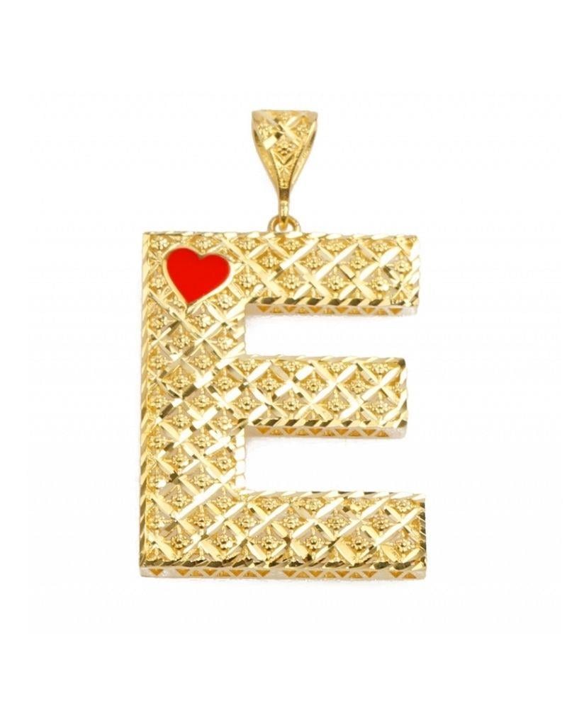 E Harfi Altın Kolye Ucu 14 AyarE Harfi Altın Kolye Ucu 14 AyarKolye Uçları