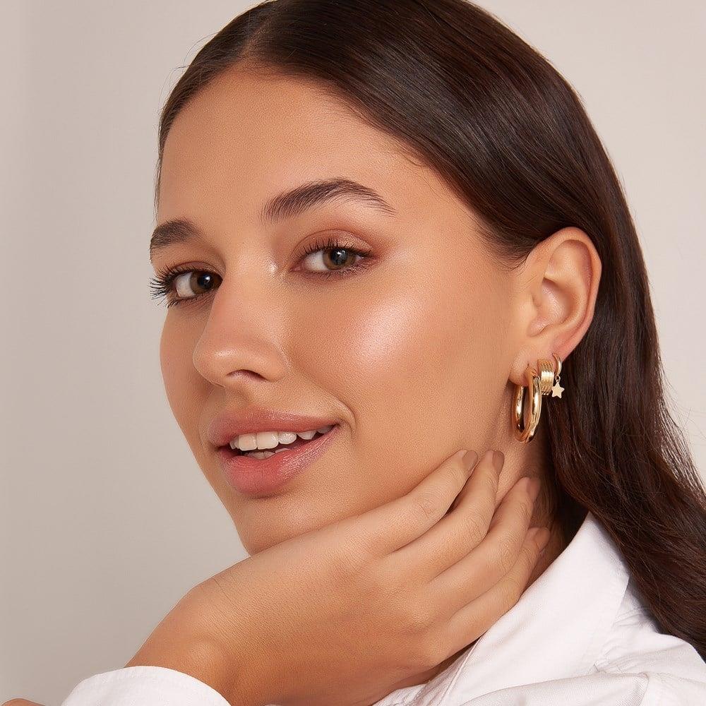 Halka Altın Küpe 14 AyarBüyük Halka Altın Küpe 14 AyarHalka Küpeler