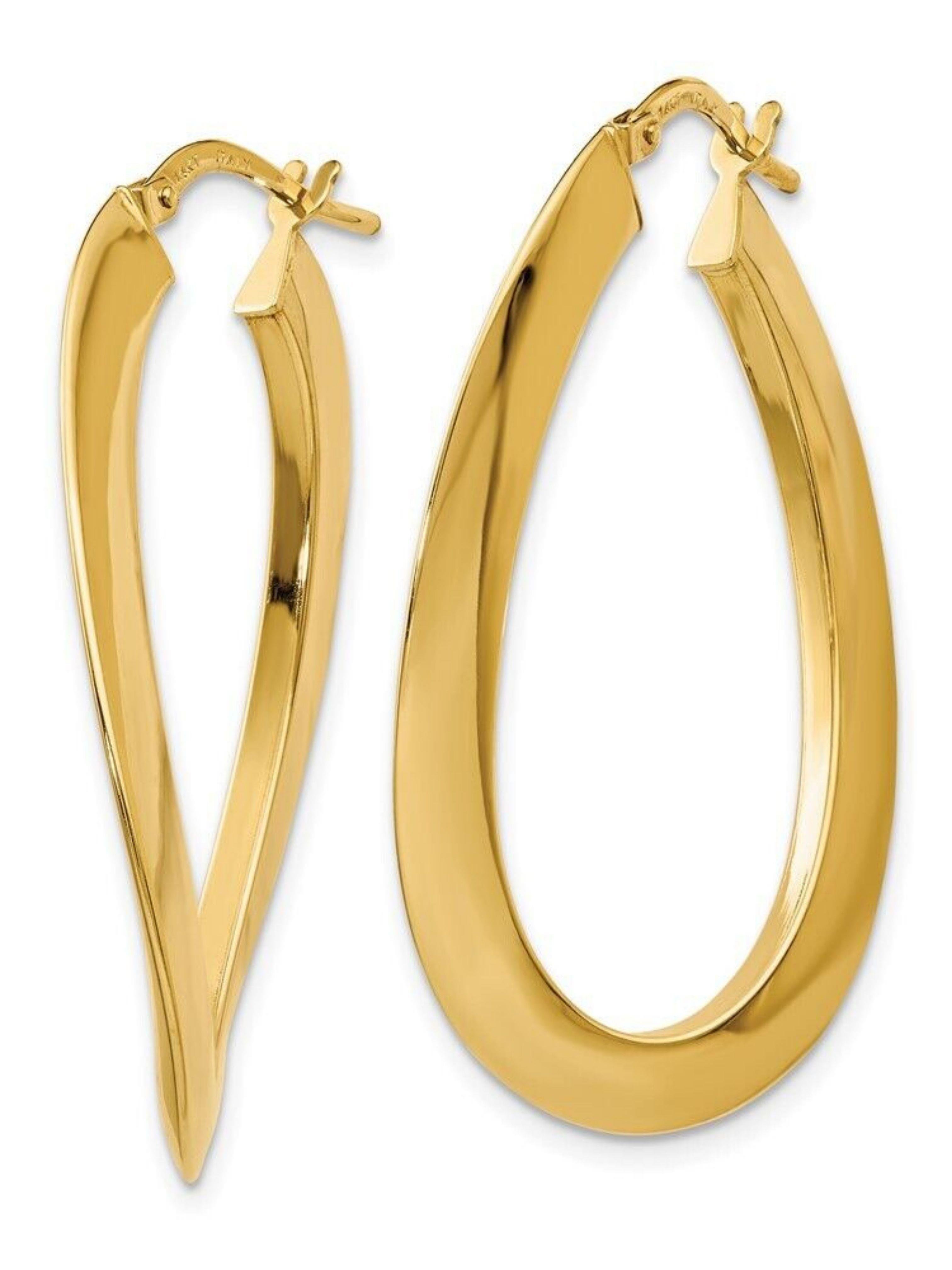 İnce Burgulu Halka Altın Küpe 14 Ayarİnce Burgulu Halka Altın Küpe 14 Ayar