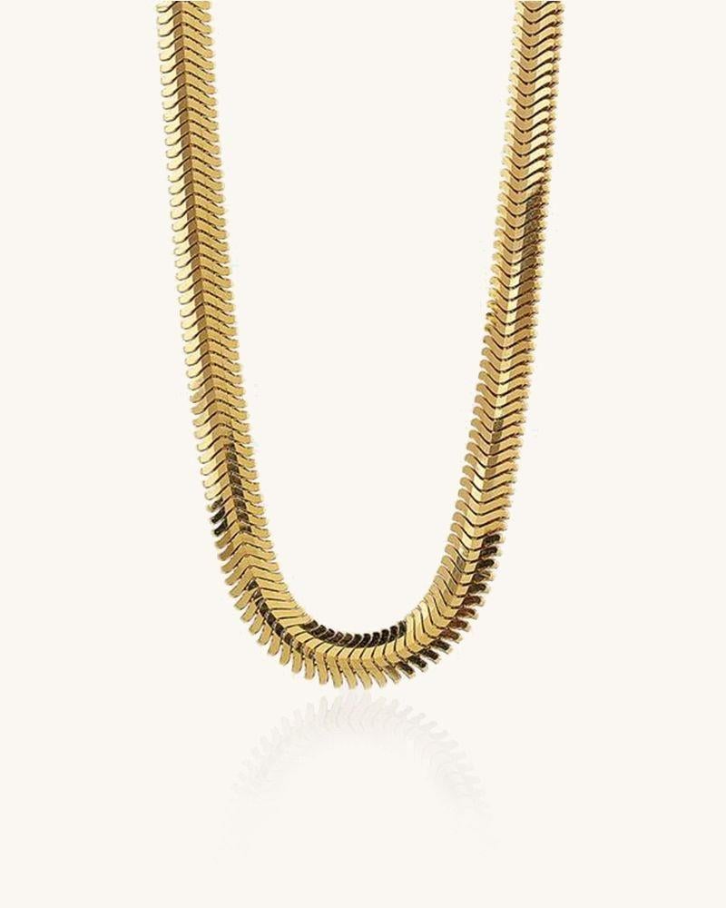 İtalyan Balık Sırtı Altın Zincir 7 mmİtalyan Balık Sırtı Altın Zincir 7 mmZincirler