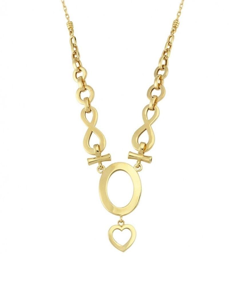 Kalpli Altın Zincir KolyeKalpli Altın Zincir KolyeZincirler