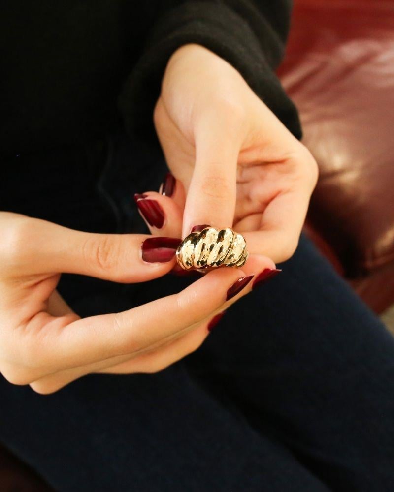 Midye Burgu Altın Yüzük 14 AyarMidye Burgu Altın Yüzük 14 AyarMinimal Yüzükler