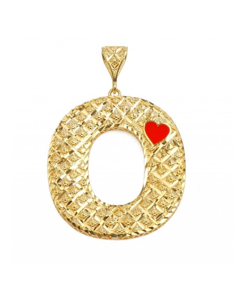 O Harfi Altın Kolye Ucu 14 AyarO Harfi Altın Kolye Ucu 14 AyarKolye Uçları