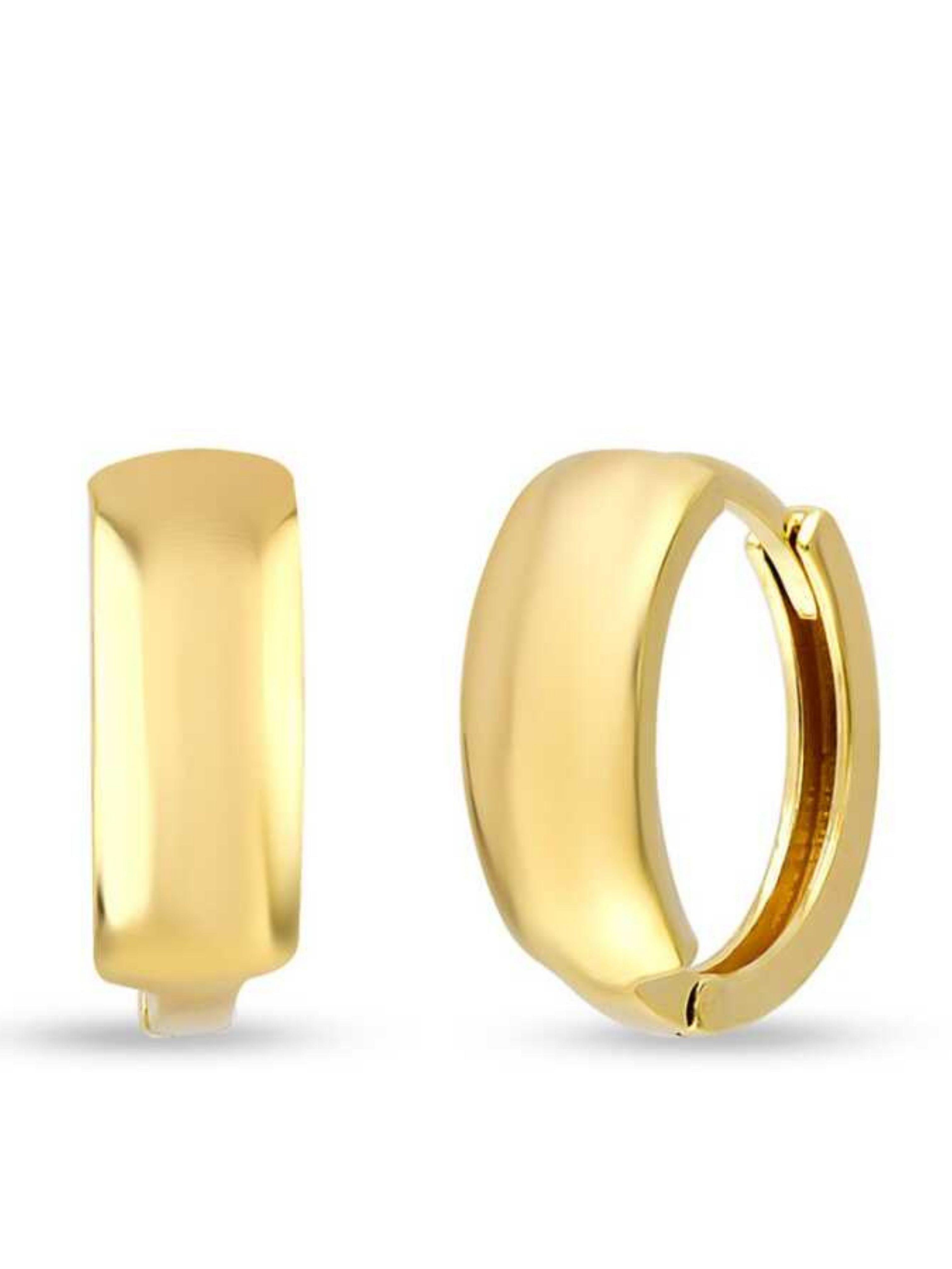 Oval Halka Kadın Altın Küpe 14 AyarOval Halka Kadın Altın Küpe 14 Ayar