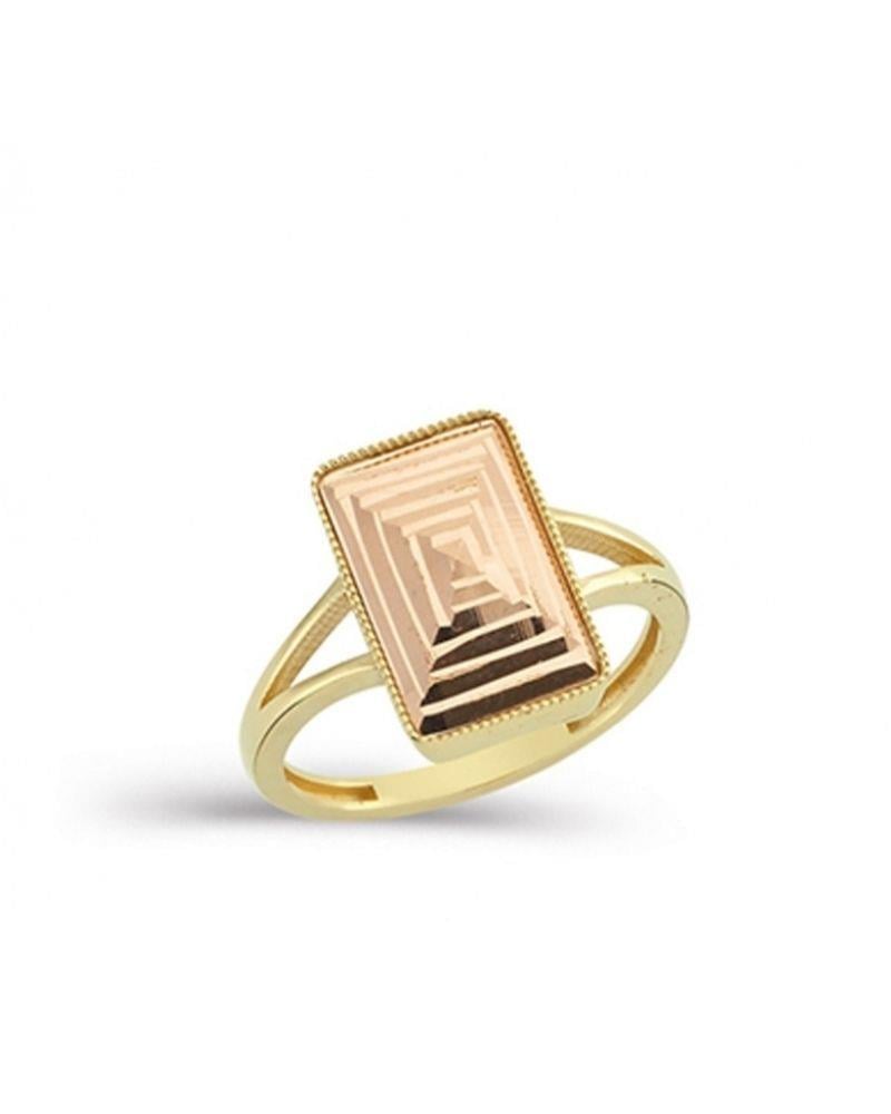 Square Taşsız Altın Yüzük 14 Ayar Square Taşsız Altın Yüzük 14 Ayar Minimal Yüzükler