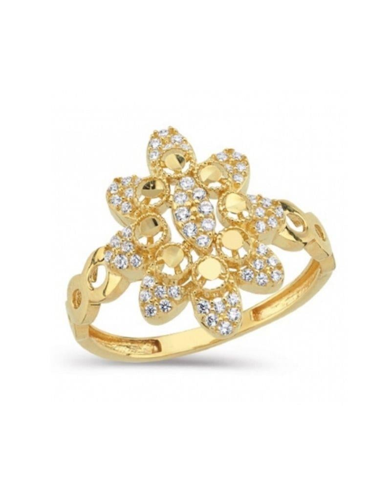 Taşlı Motif 14 Ayar Altın YüzükTaşlı Motif 14 Ayar Altın YüzükTaşlı Yüzükler