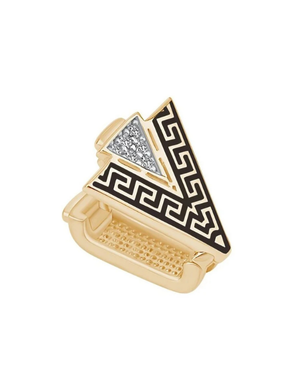 Üçgen Mineli Greek Model Altın CharmÜçgen Mineli Greek Model CharmKolye Uçları