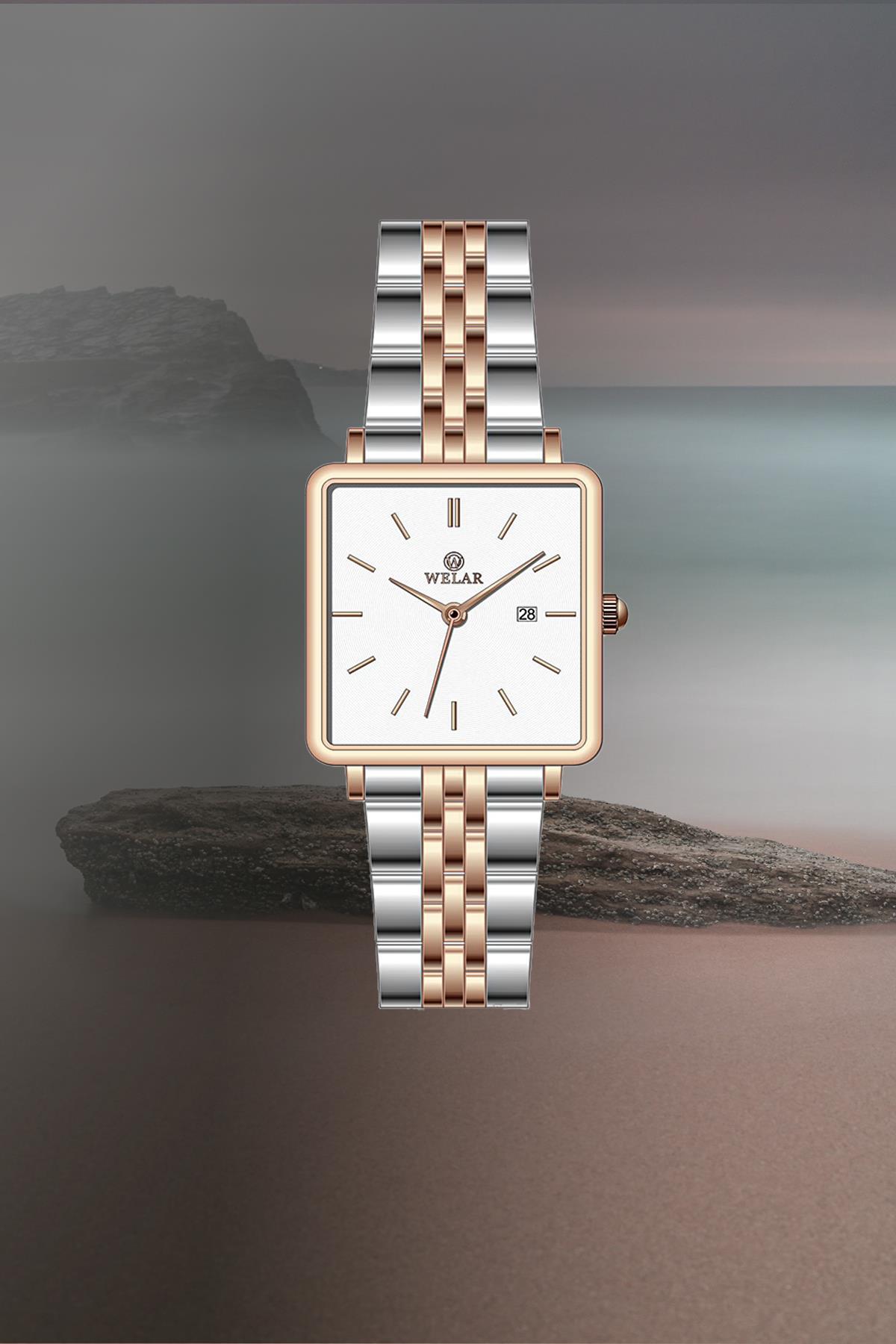 Welar Kadın Kol Saati Gümüş Rose Kordon WEL3460-5Welar Kadın Kol Saati Gümüş Rose Kordon WEL3460-5Kadın Saat