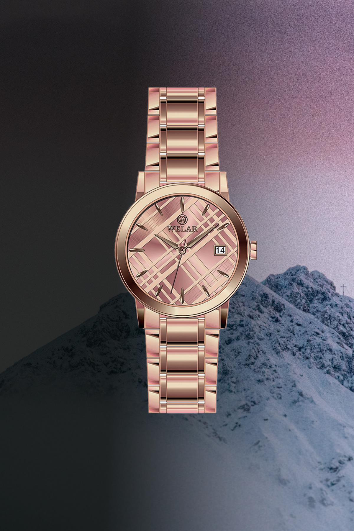 Welar Kadın Kol Saati Rose Kordon WEL3401-4Welar Kadın Kol Saati Rose Kordon WEL3401-4Kadın Saat