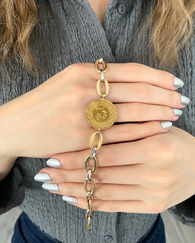 Zincirli Altın Yarım BileklikZincirli Altın Yarım BileklikÇeyrek Bileklik