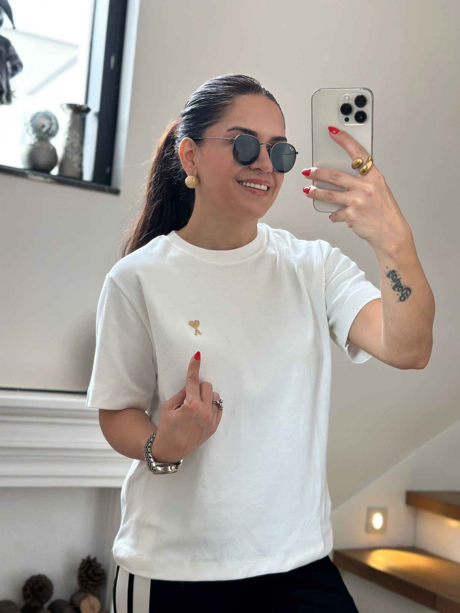 Avi Beyaz Tshirt