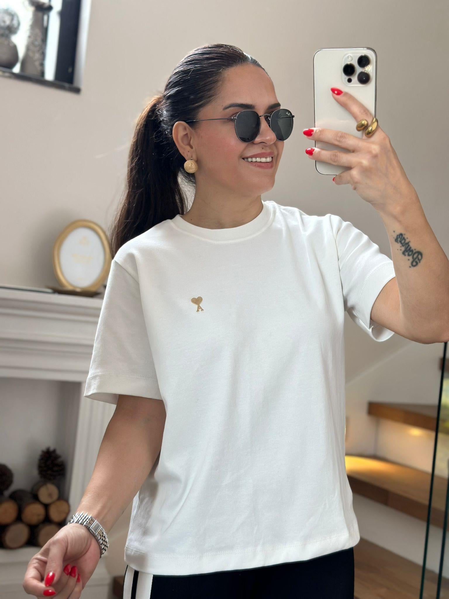 Avi Beyaz Tshirt
