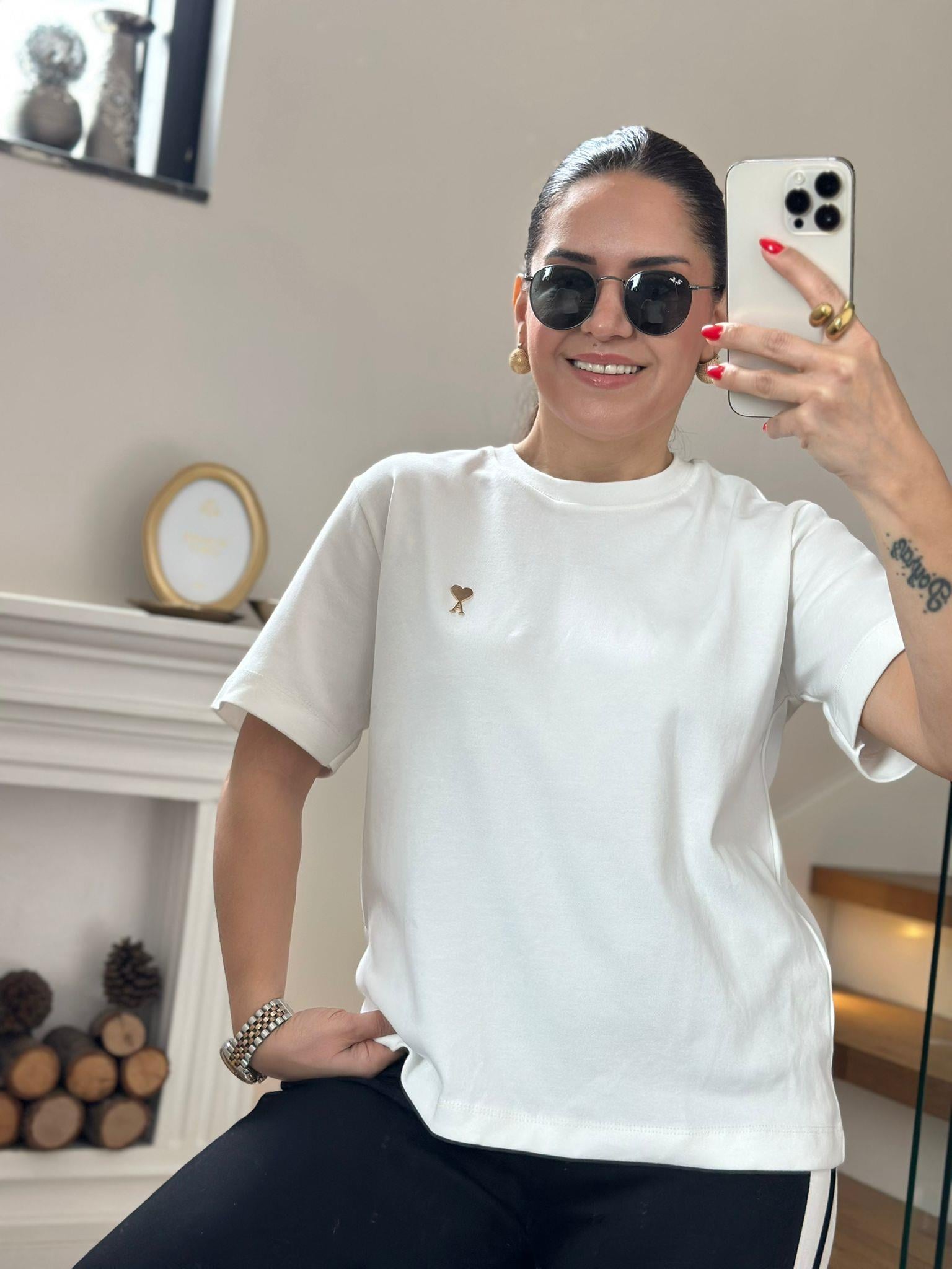 Avi Beyaz Tshirt