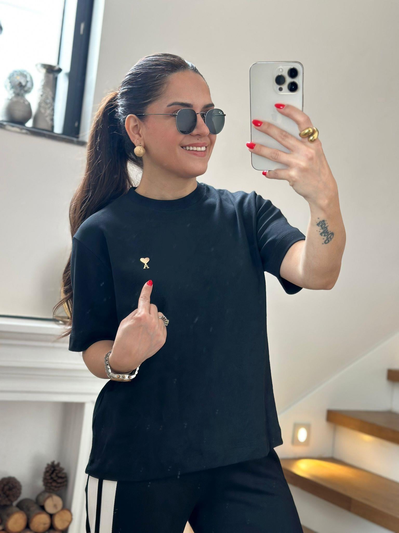 Avi Siyah Tshirt