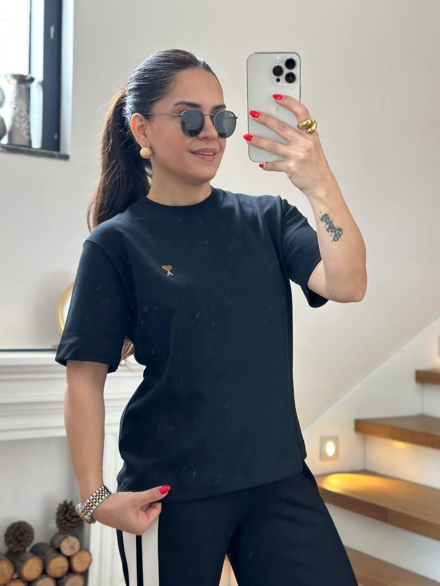 Avi Siyah Tshirt