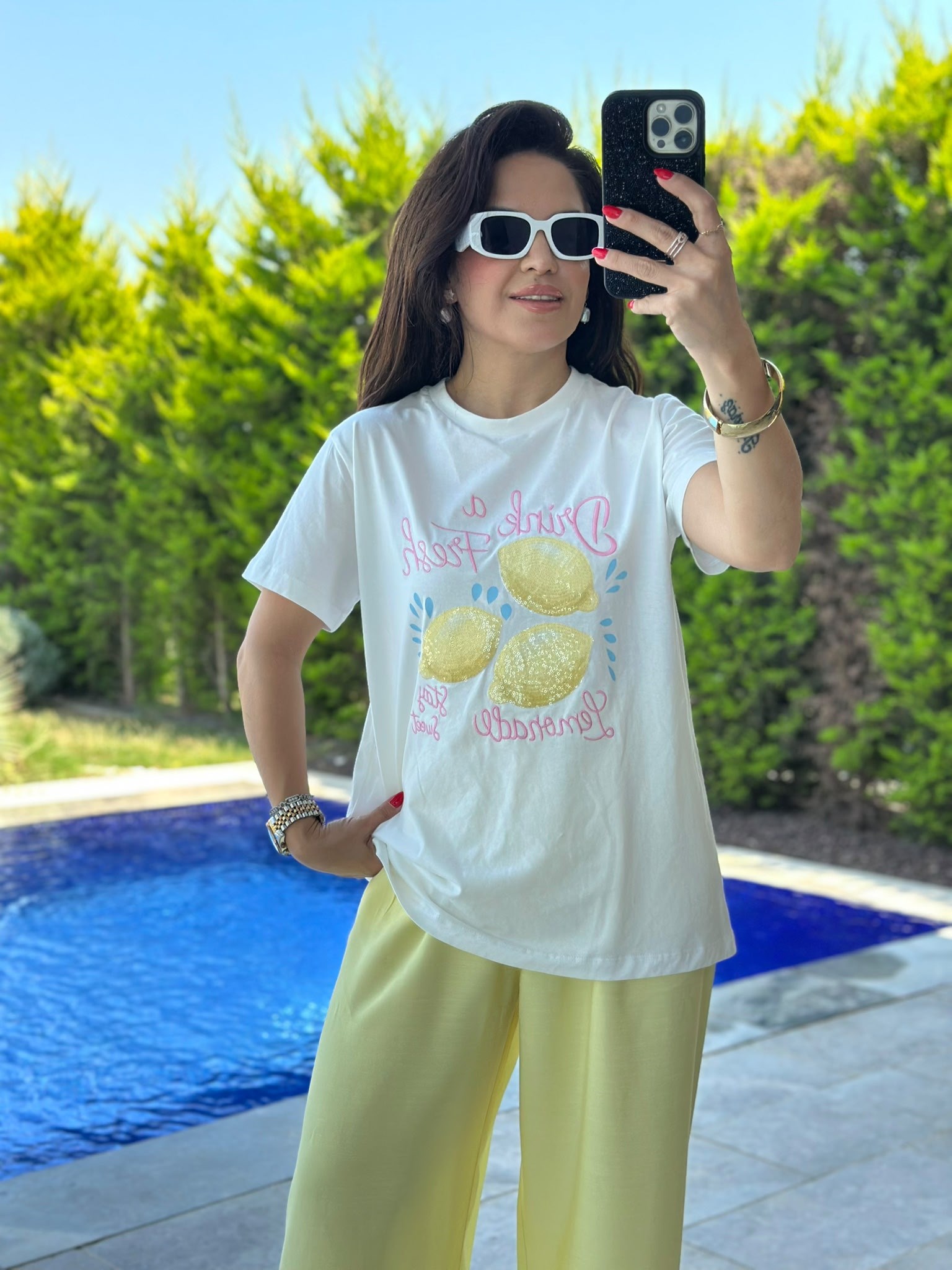 Beyaz Drink Fresh Tshirt