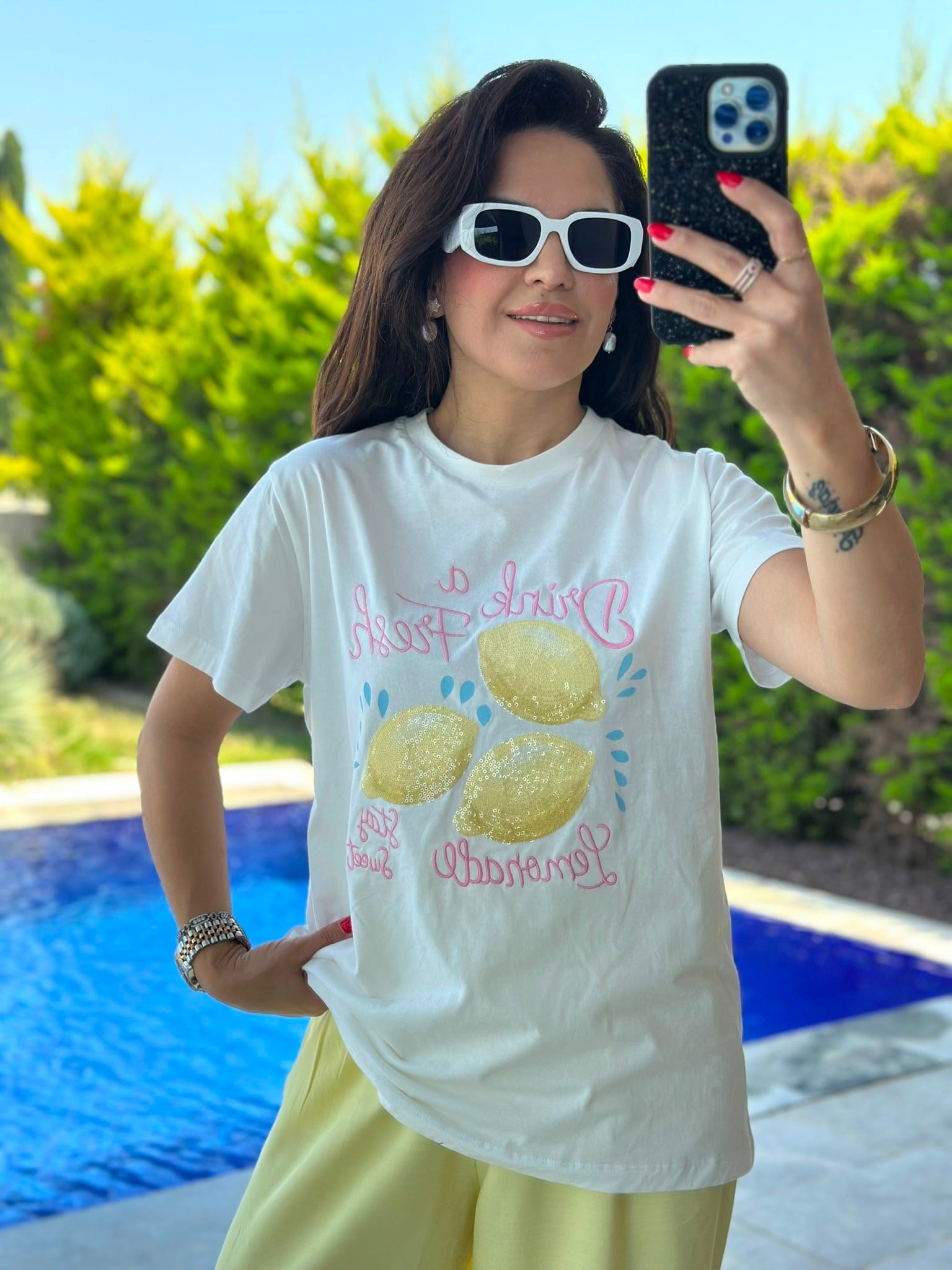 Beyaz Drink Fresh Tshirt