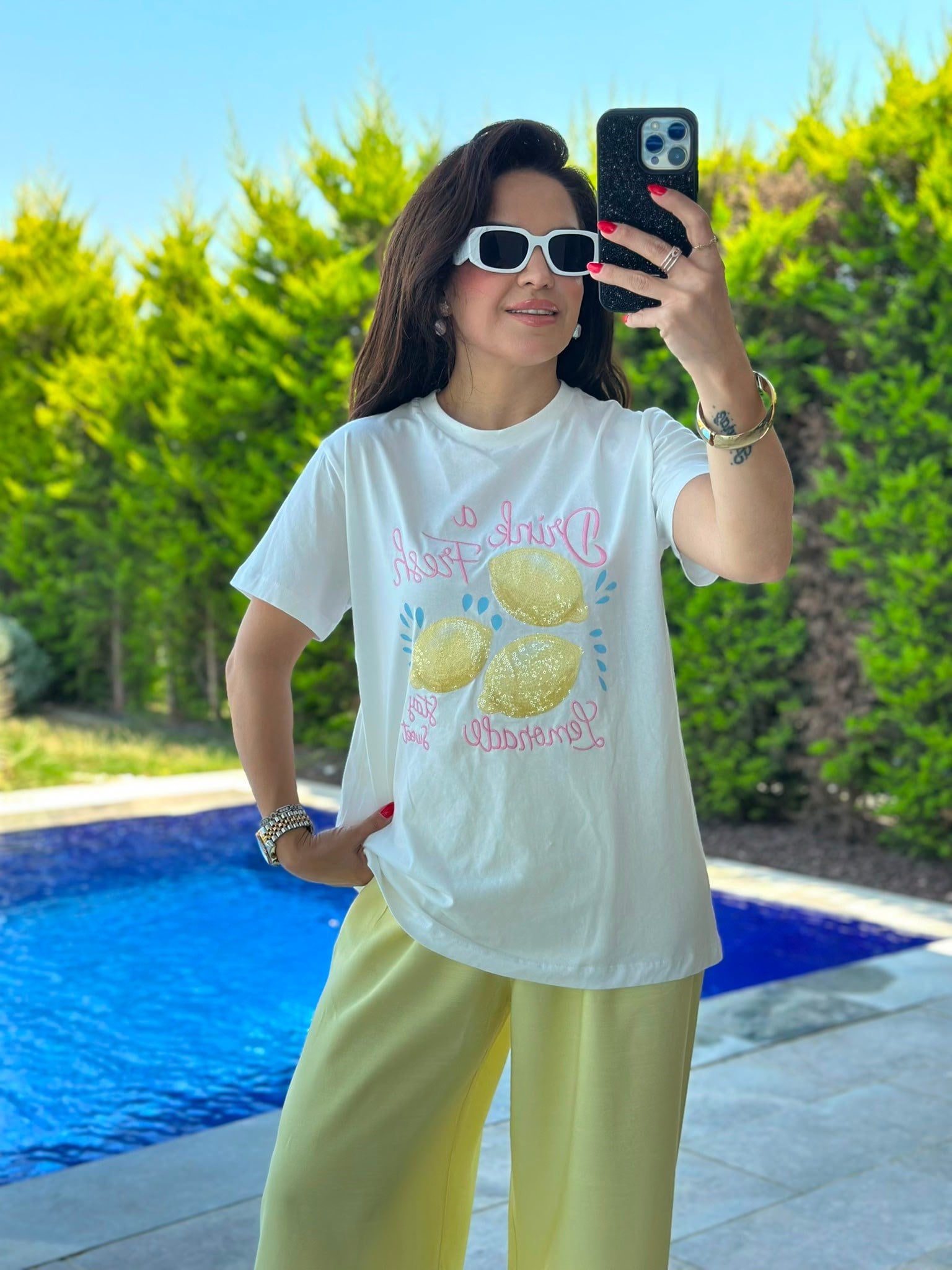 Beyaz Drink Fresh Tshirt