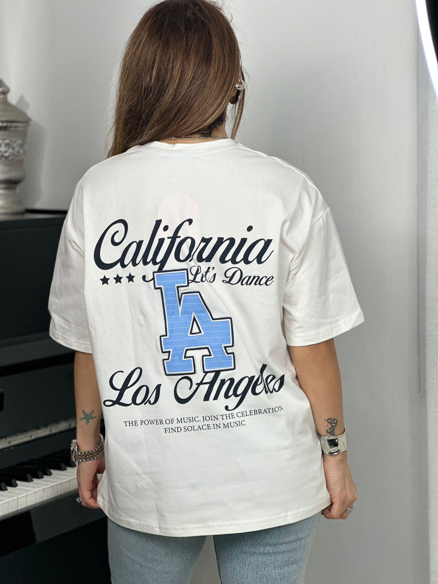 California Baskılı Salaş Gömlek