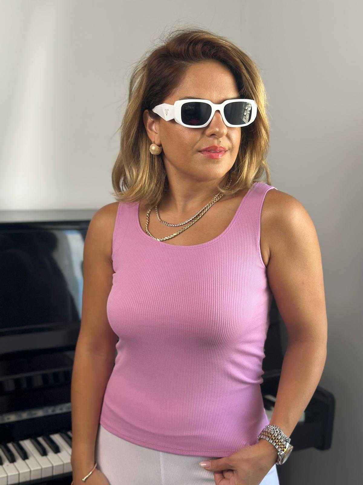 Çift Omuzlu Uzun Fitilli Lila Body