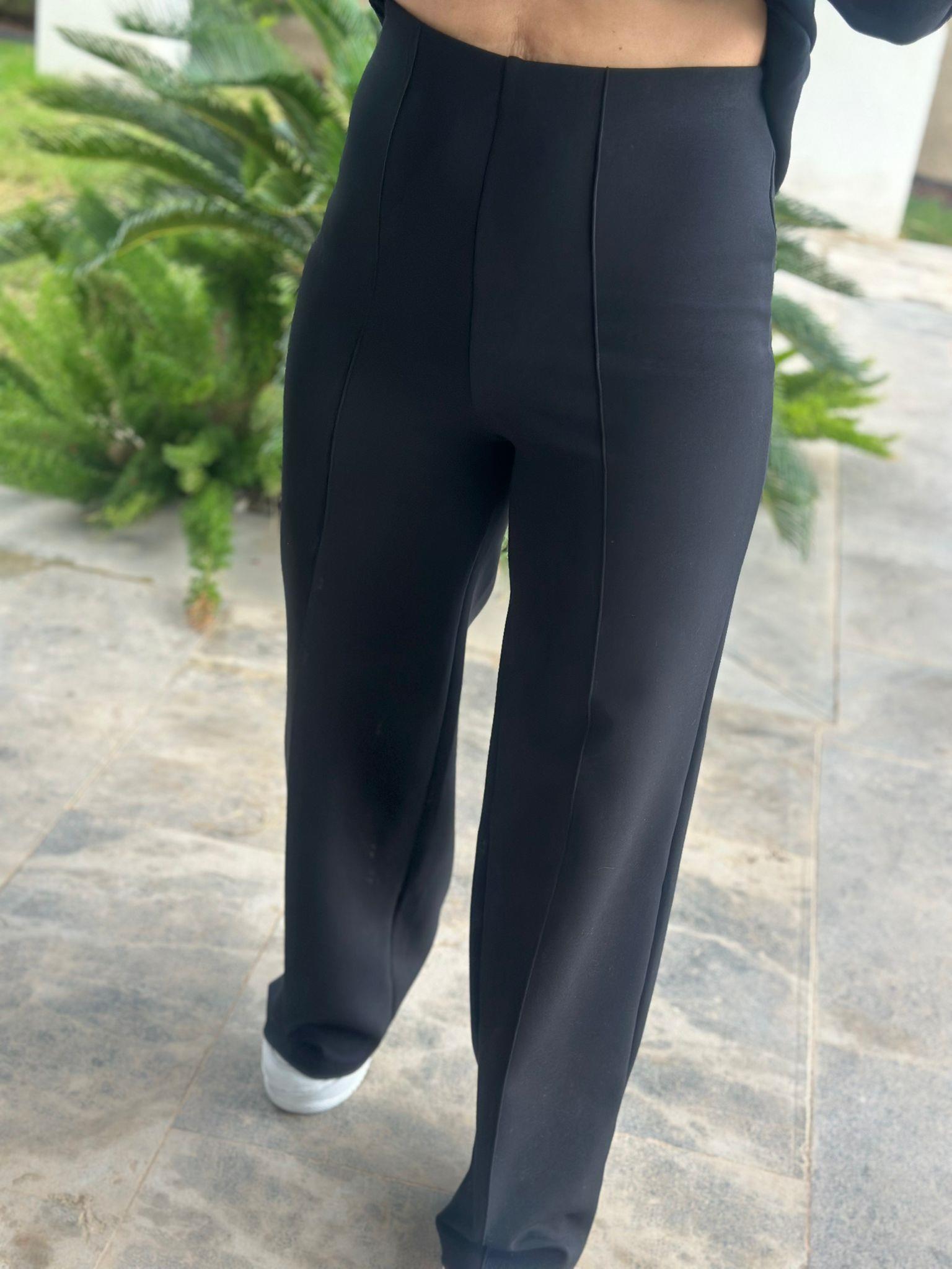 Çimalı Siyah Pantolon