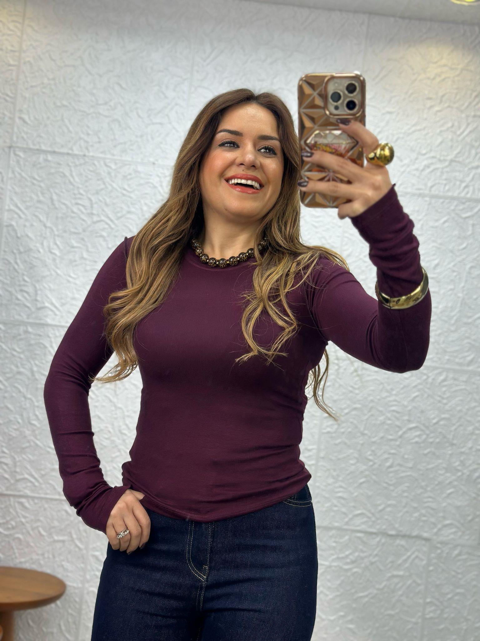Düz Penye Bordo Body