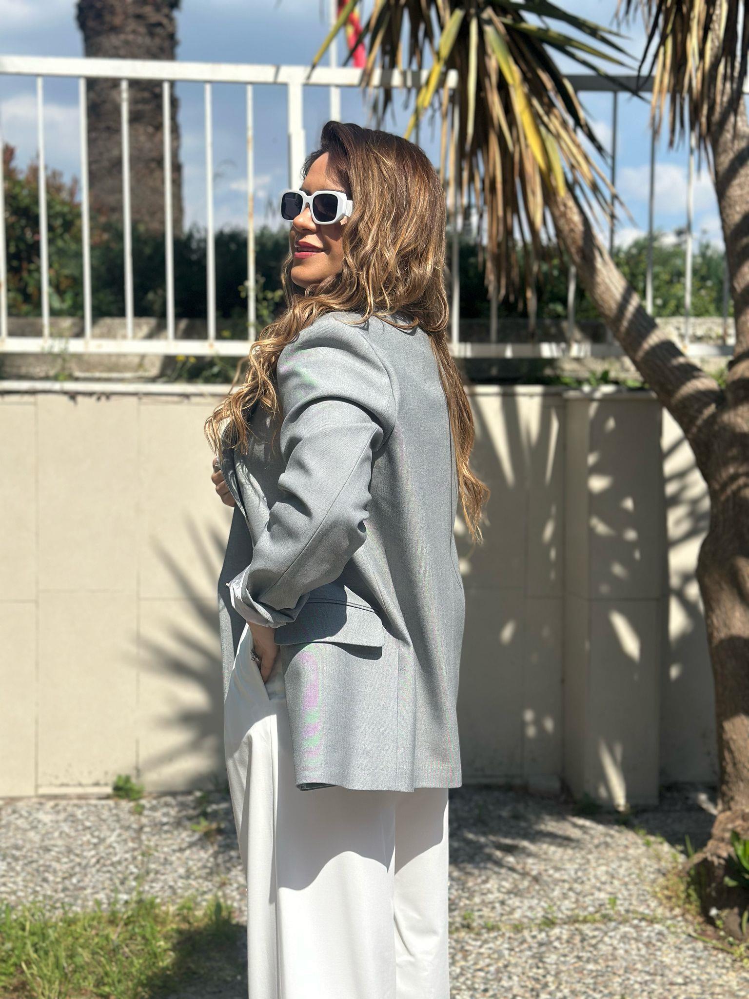 Gri Blazer Ceket