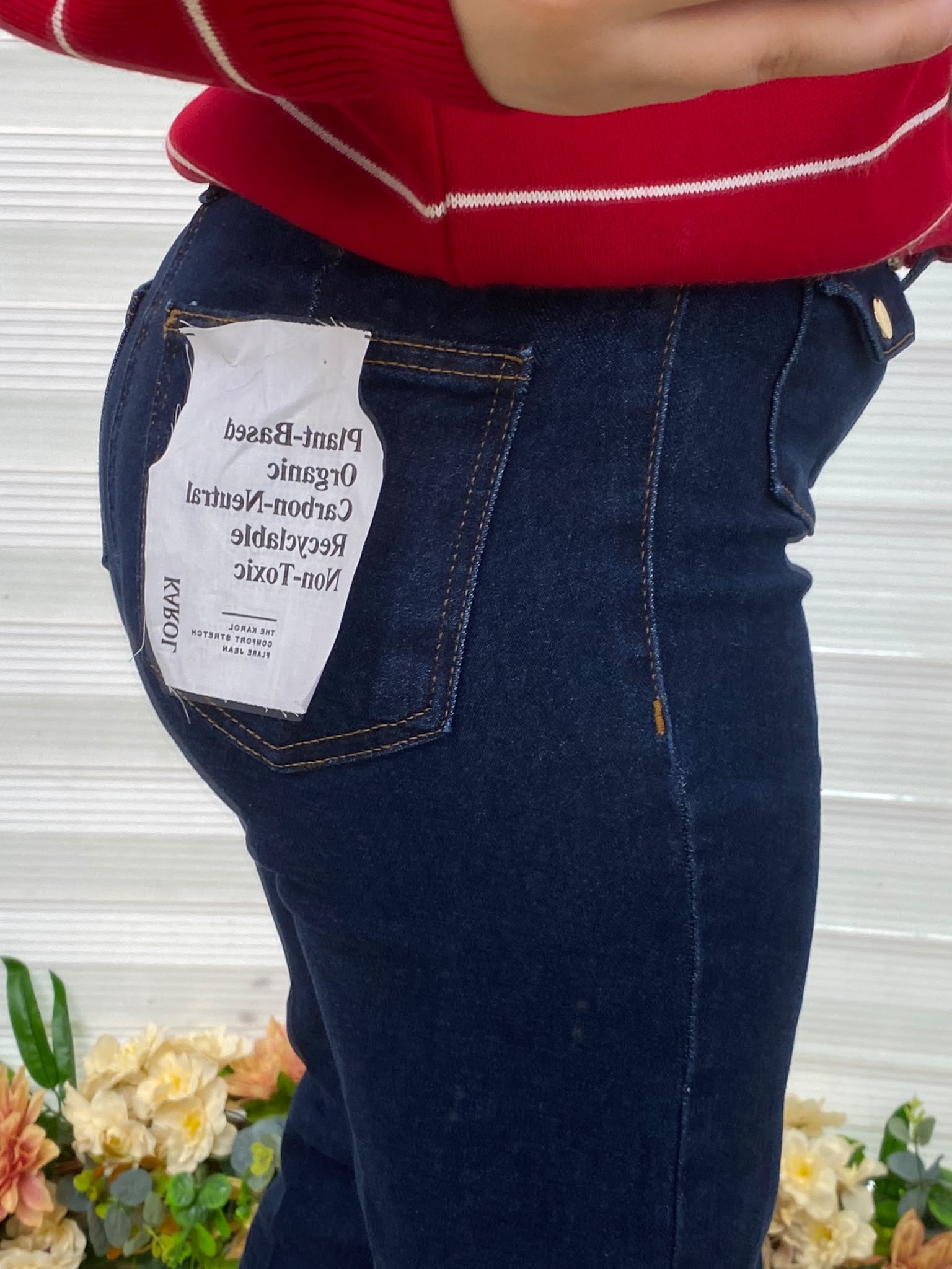 Jean Blue Flare Pantolon