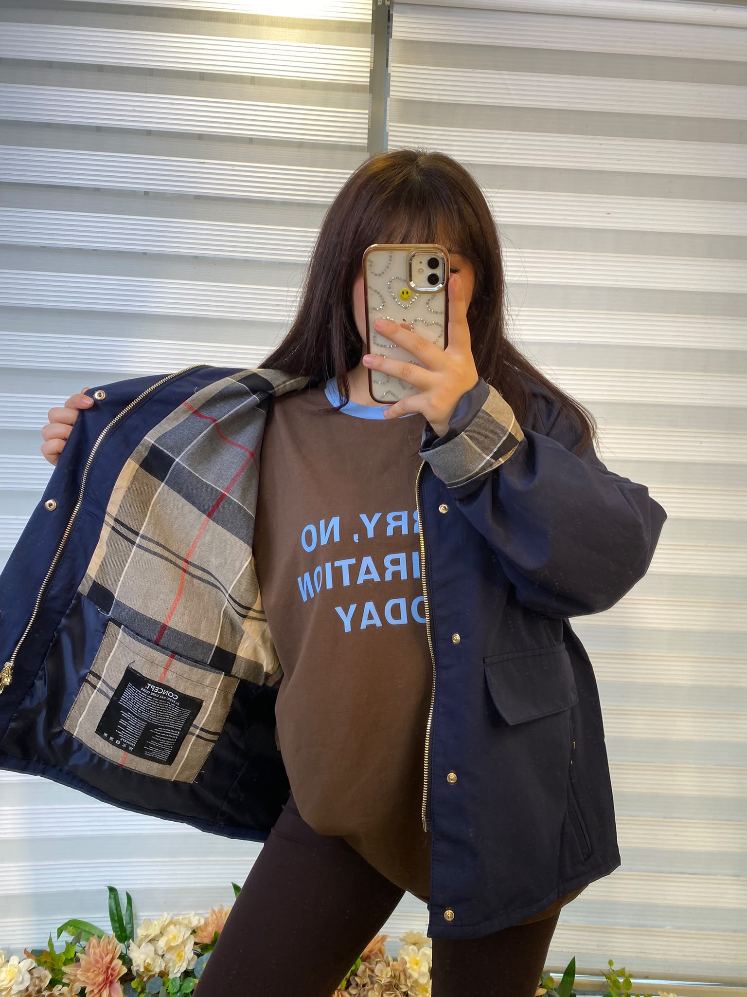 Kahve Mavi Soory No Sweatshirt