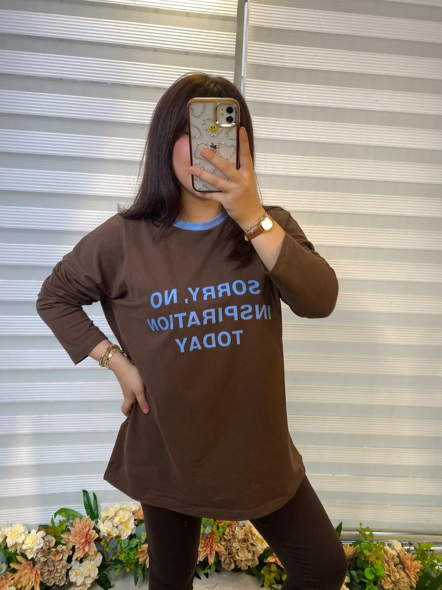 Kahve Mavi Soory No Sweatshirt