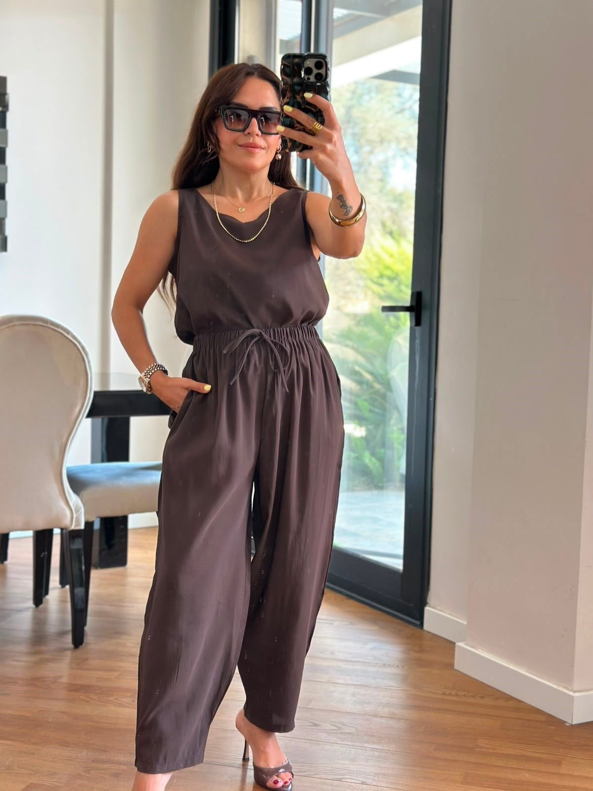 Kahve Modal Pantolon Takım