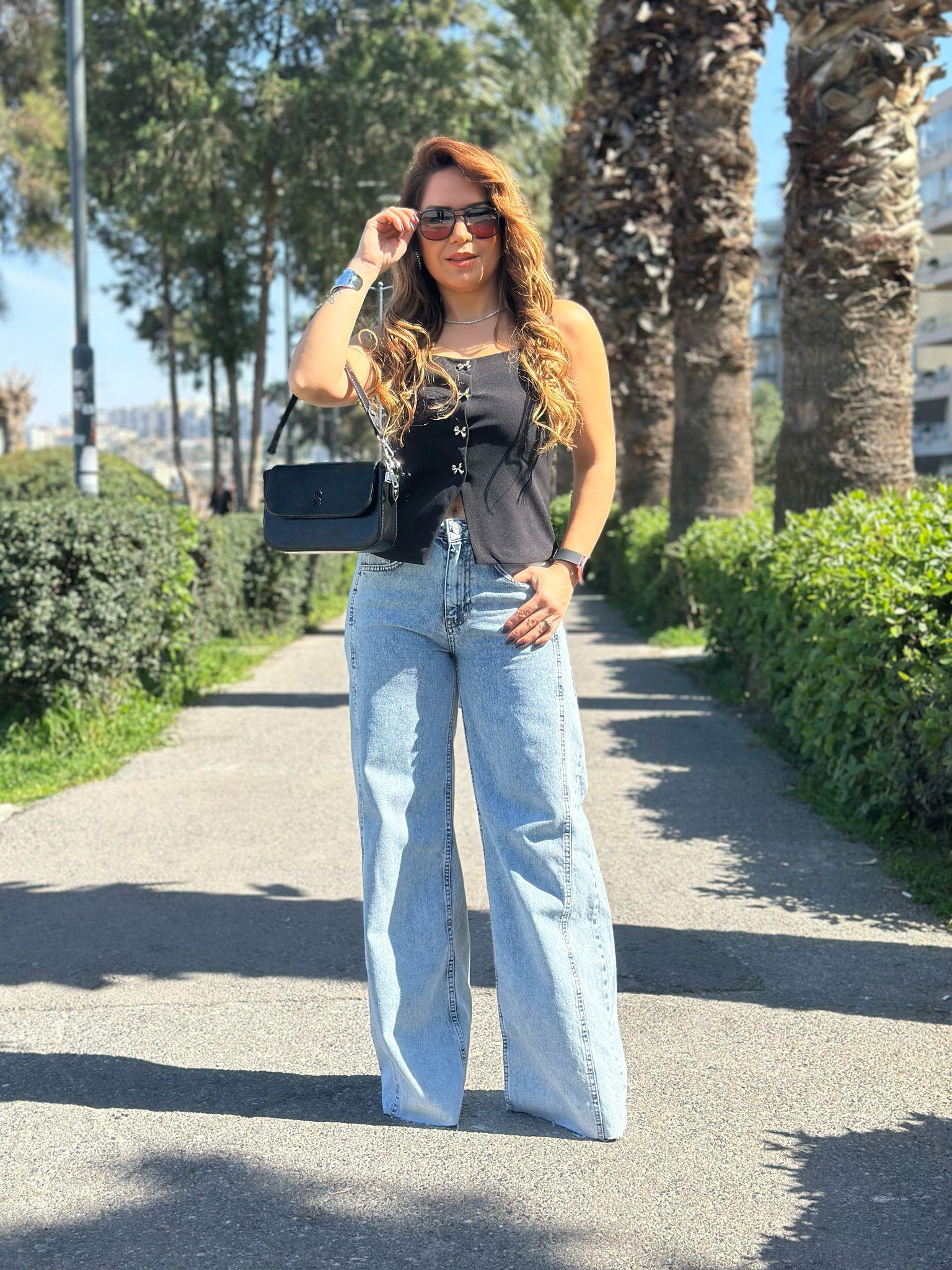 Kurdela Düğmeli Siyah Yelek
