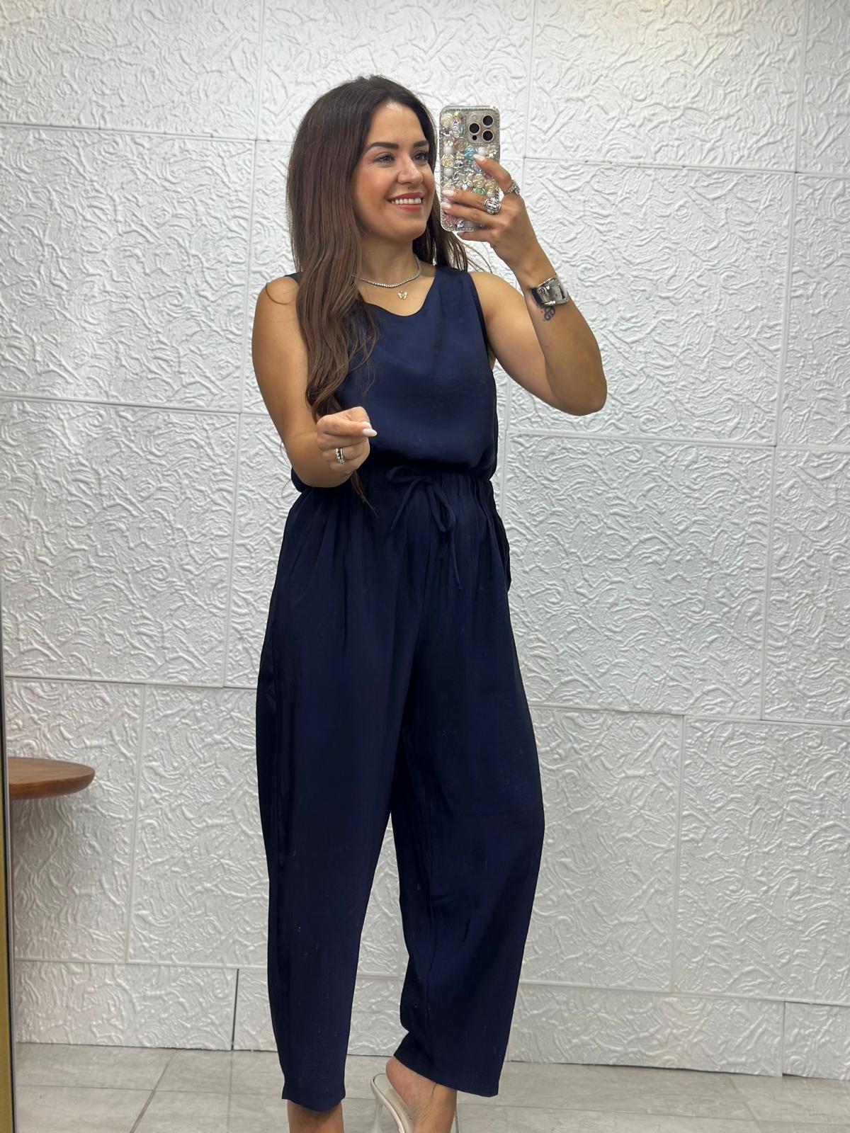 Lacivert Modal Kolsuz Takım