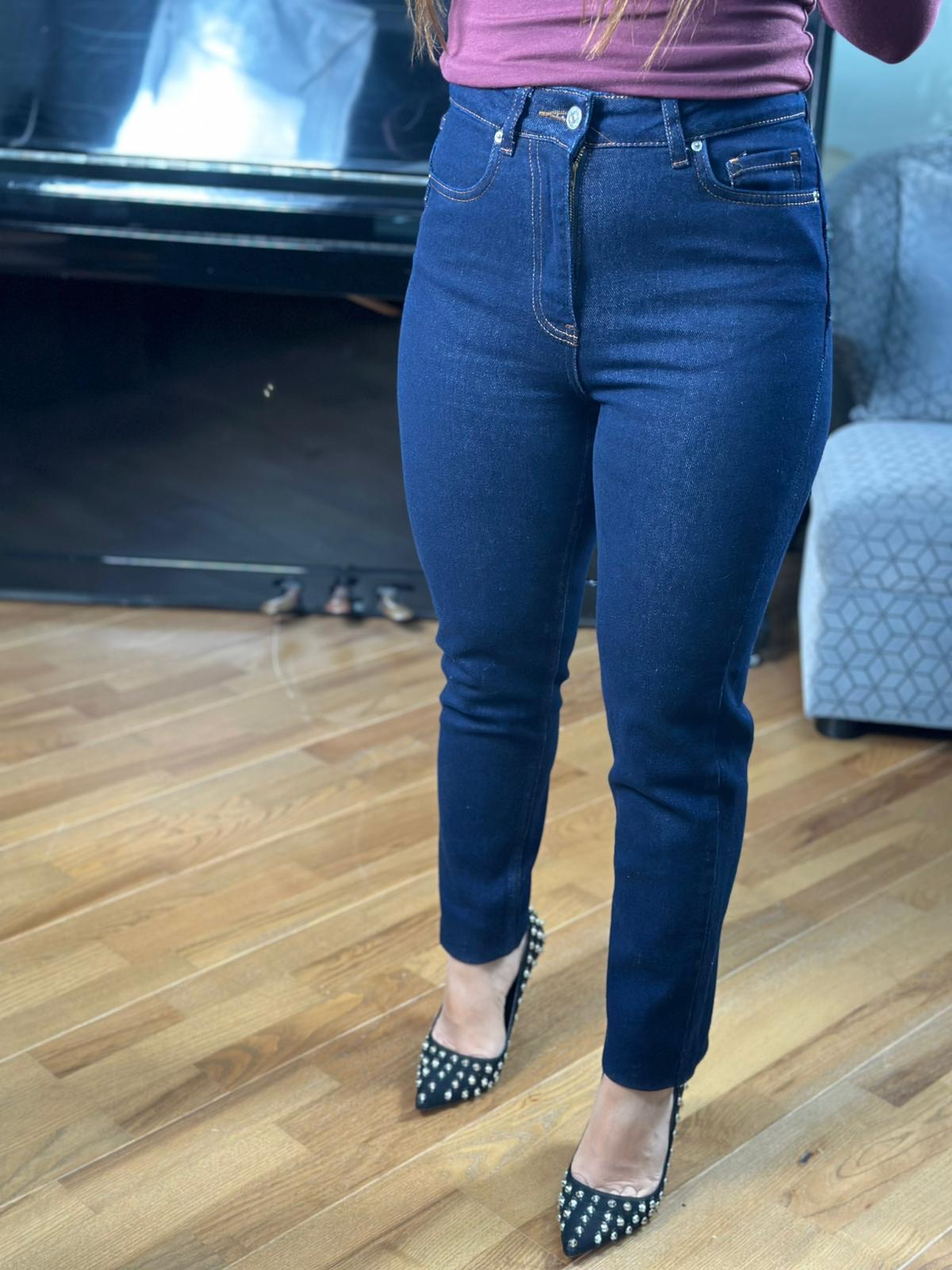 Push-Up Lacivert Jean