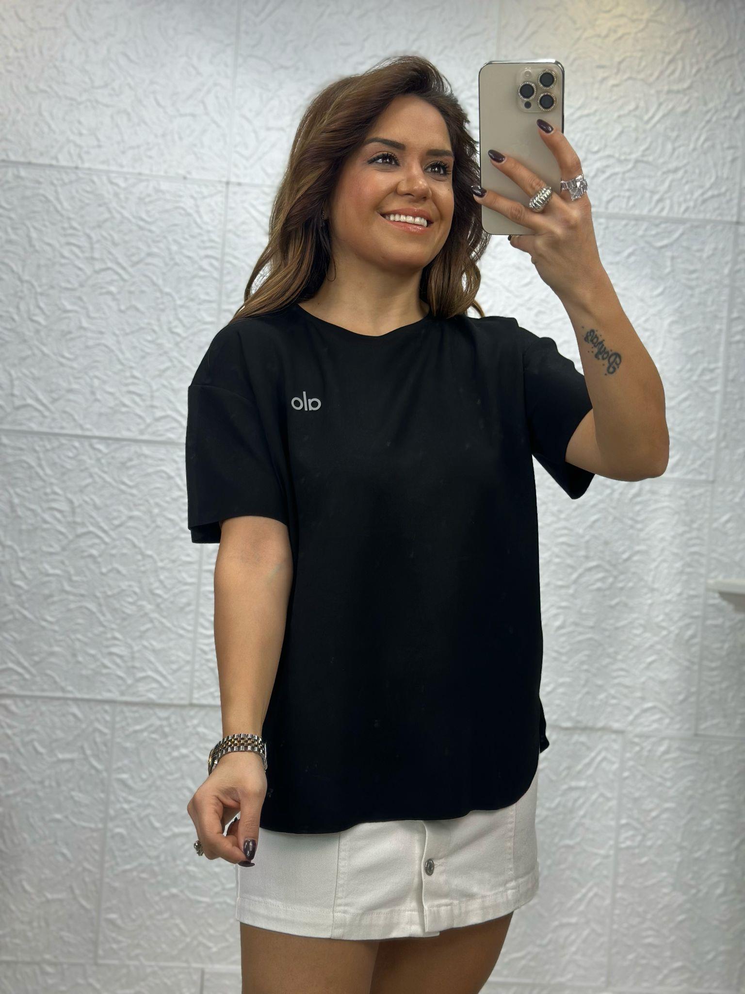 Siyah Alo Tshirt