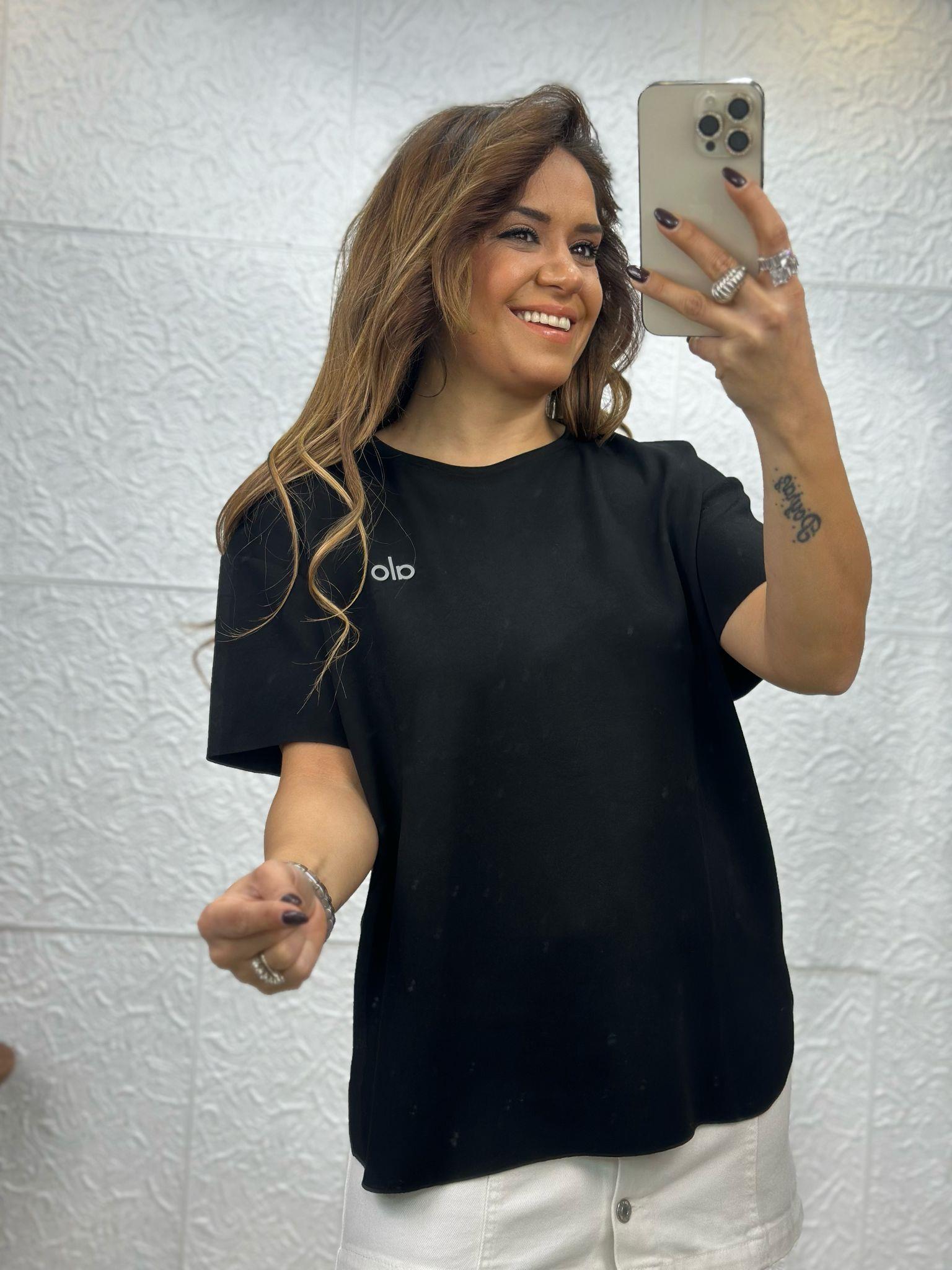 Siyah Alo Tshirt