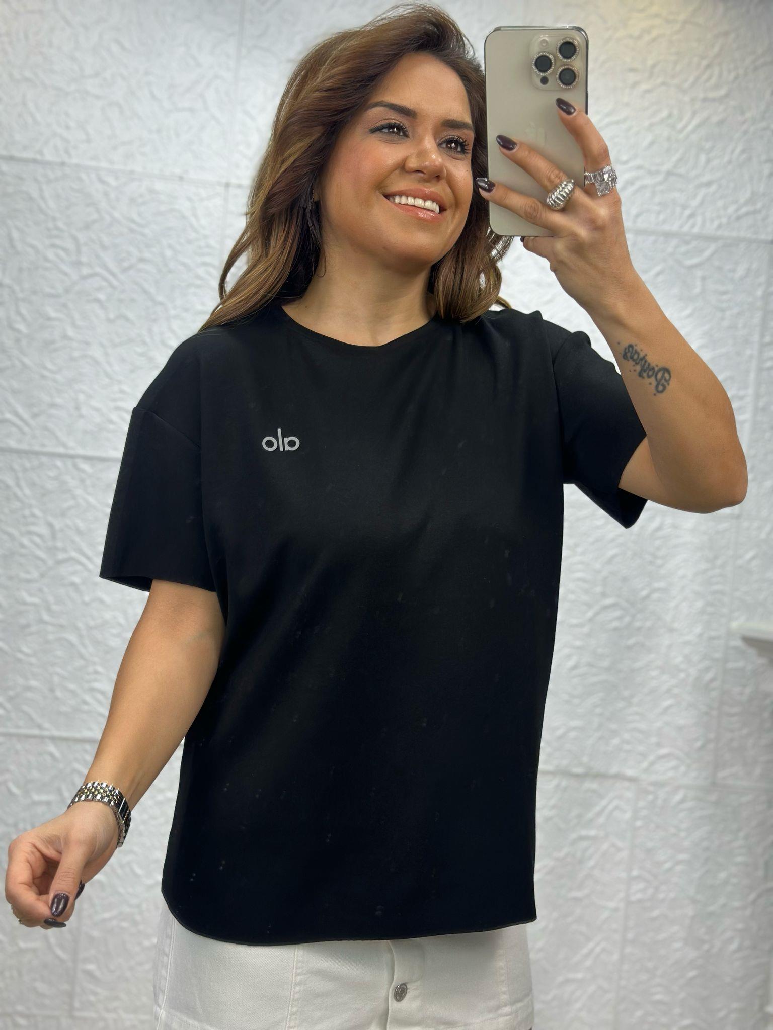 Siyah Alo Tshirt