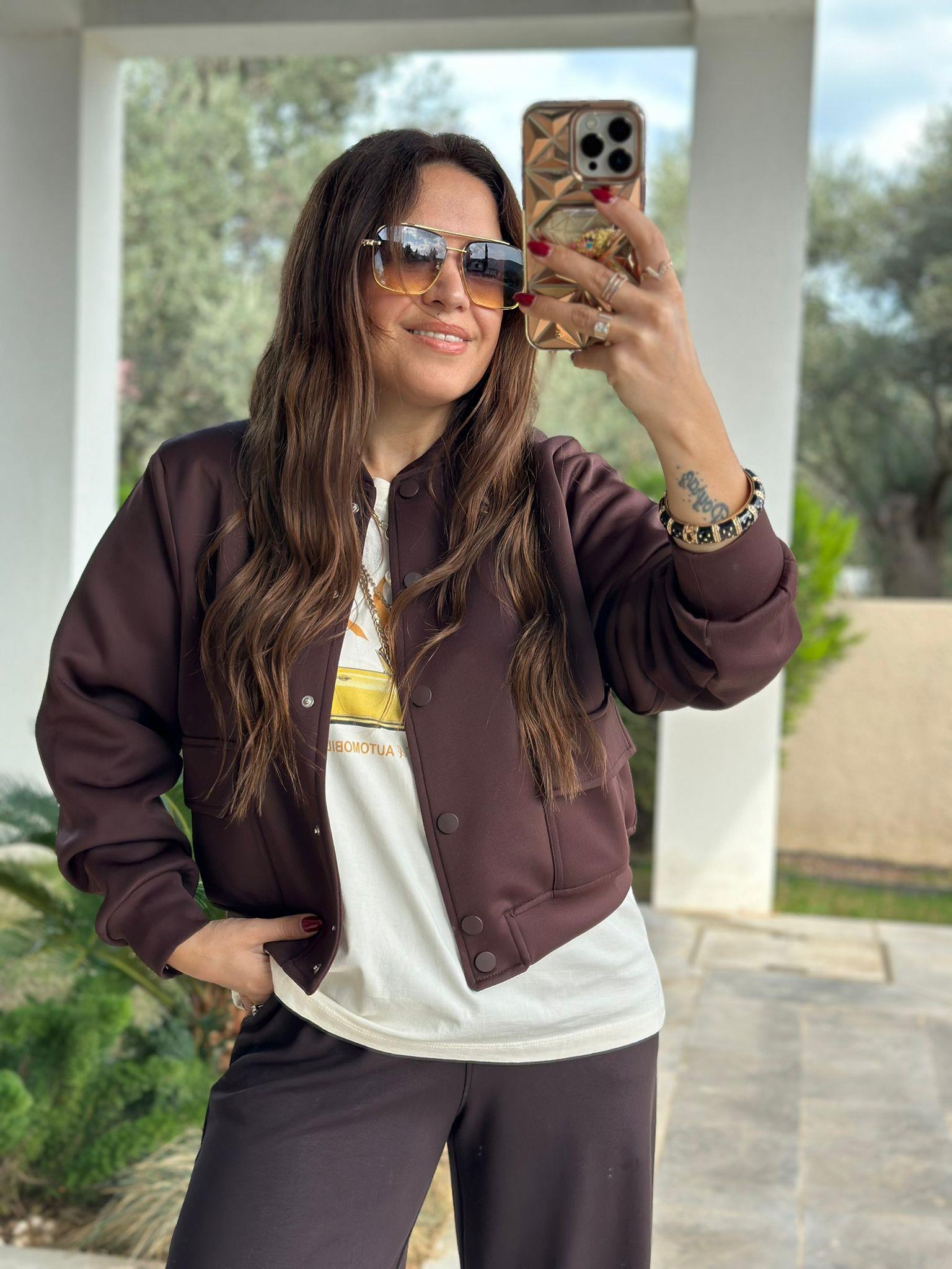 Siyah Bomber Ceket