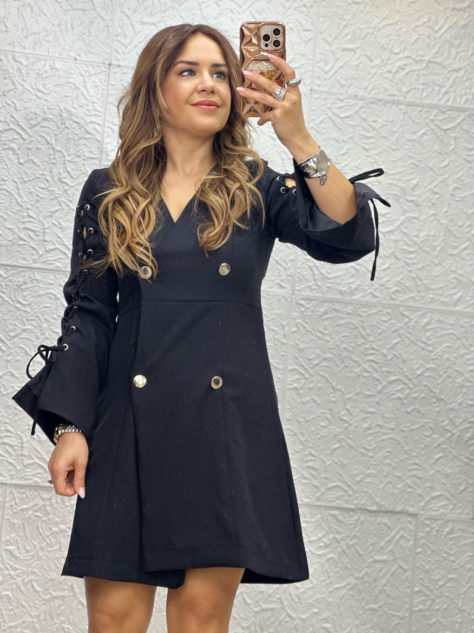Siyah Ceket Elbise