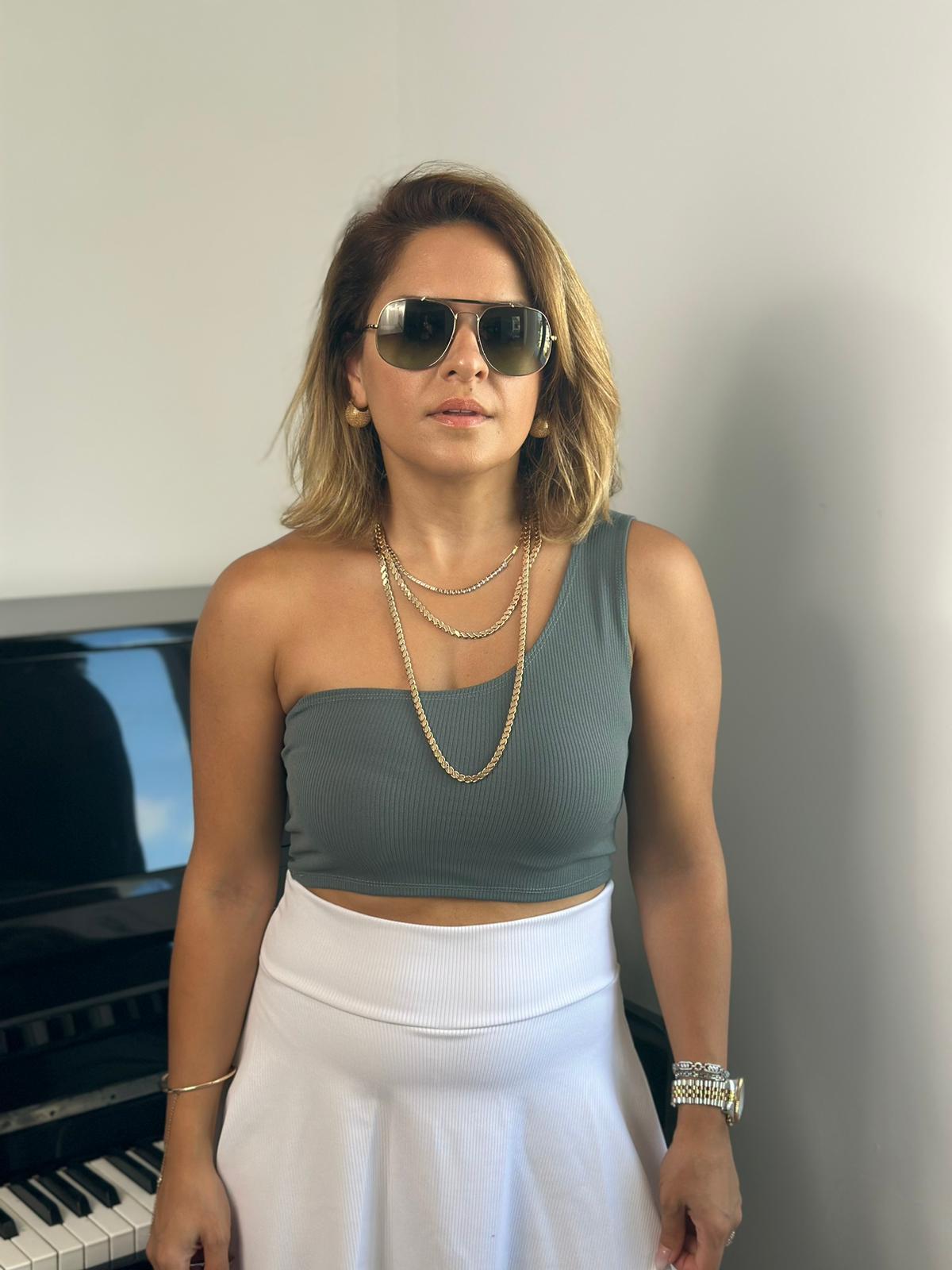 Tek Omuz Yeşil Crop