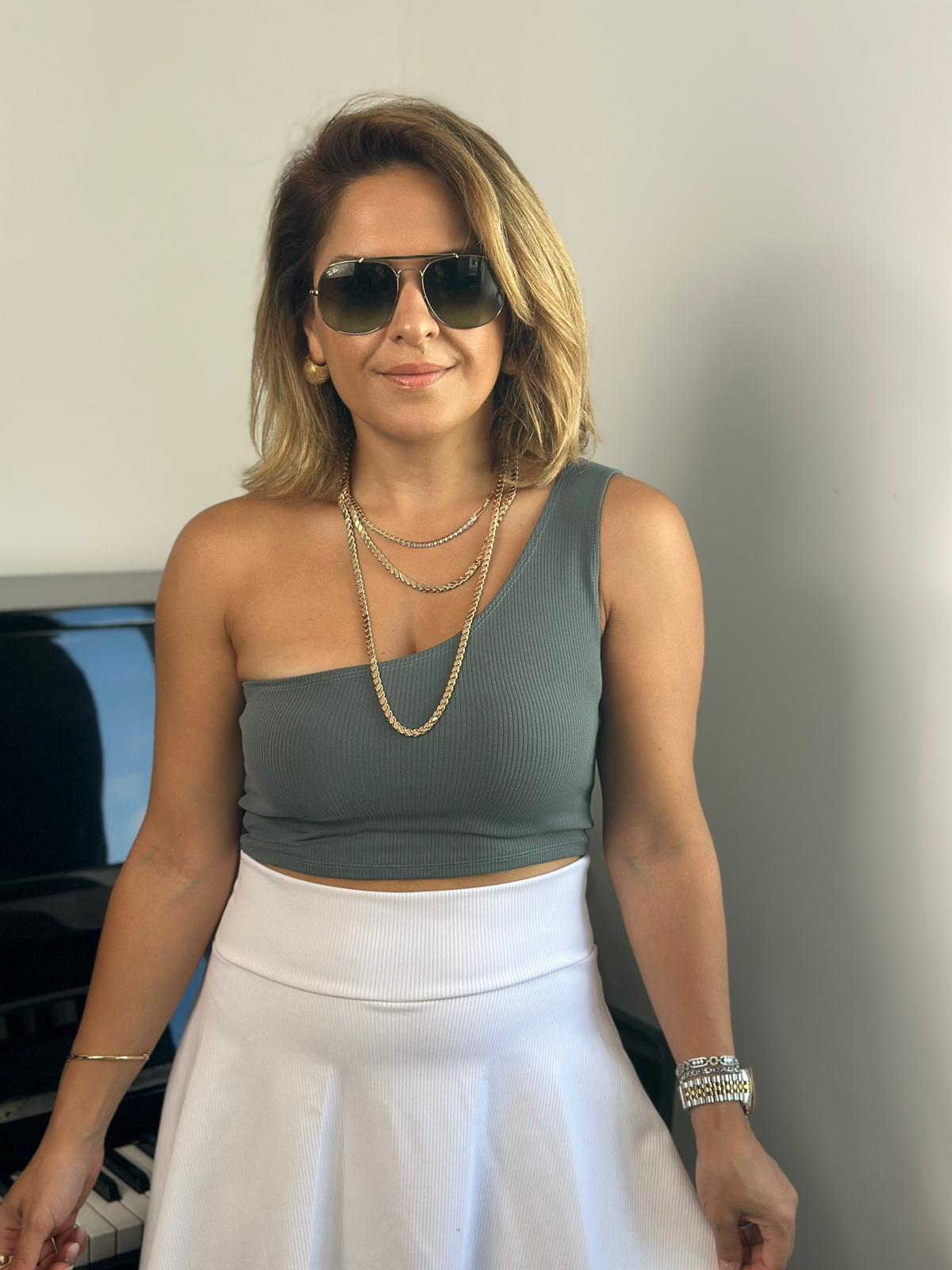 Tek Omuz Yeşil Crop