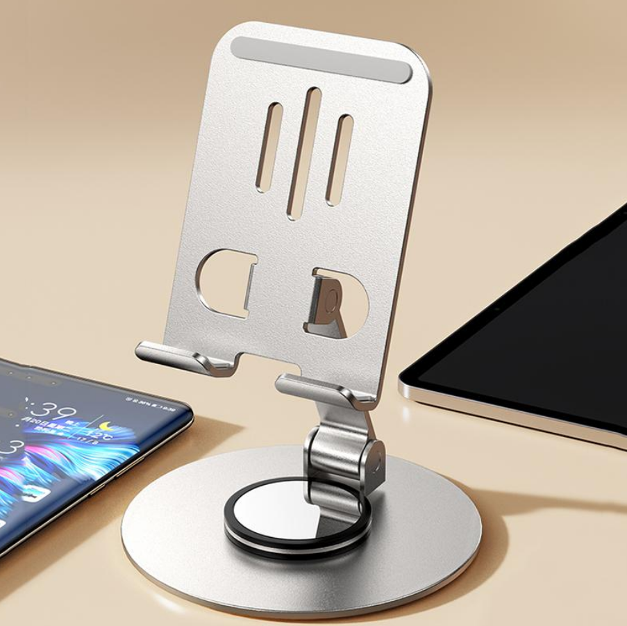 360° Dönebilen Masaüstü Metal Telefon Standı