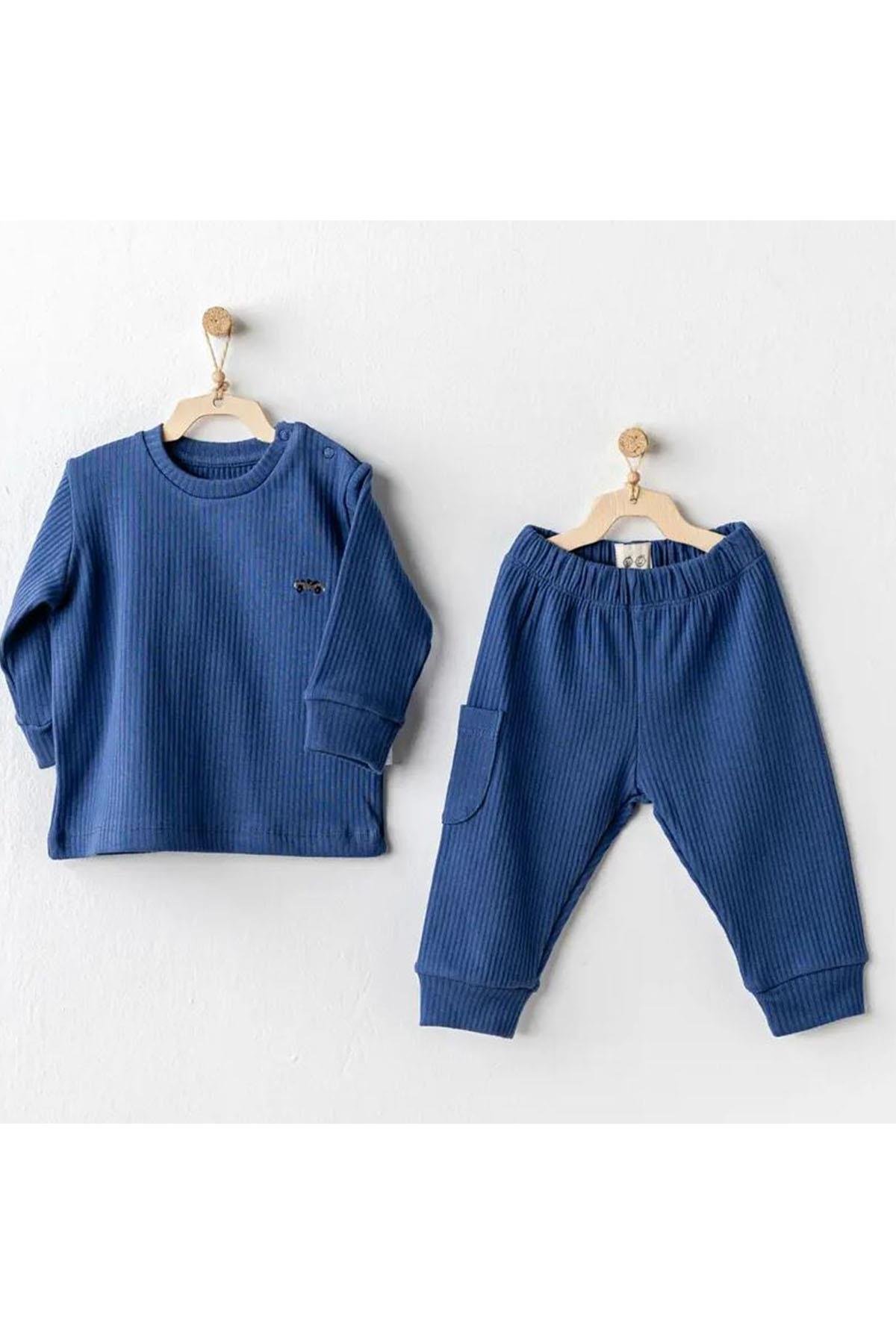 Andywawa /BEBEK TAKIM 2 PCS SET BASIC Indigo