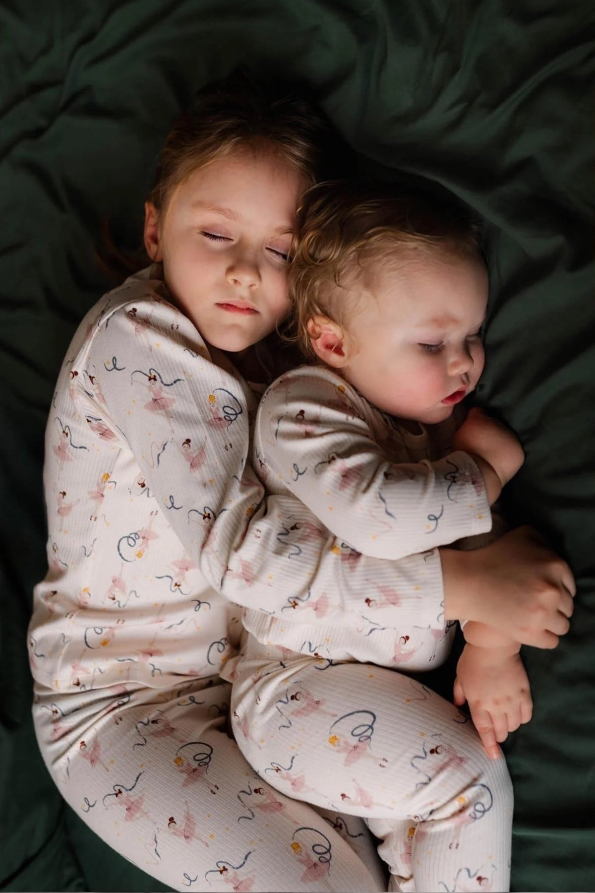 Antebies / Bale Masalı Uzun Kollu Taytlı Pijama Takımı Pembe