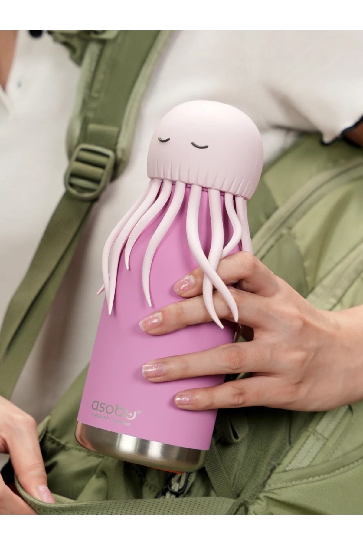 Asobu Bestie Çelik Suluk - JellyFish Çok Renkli