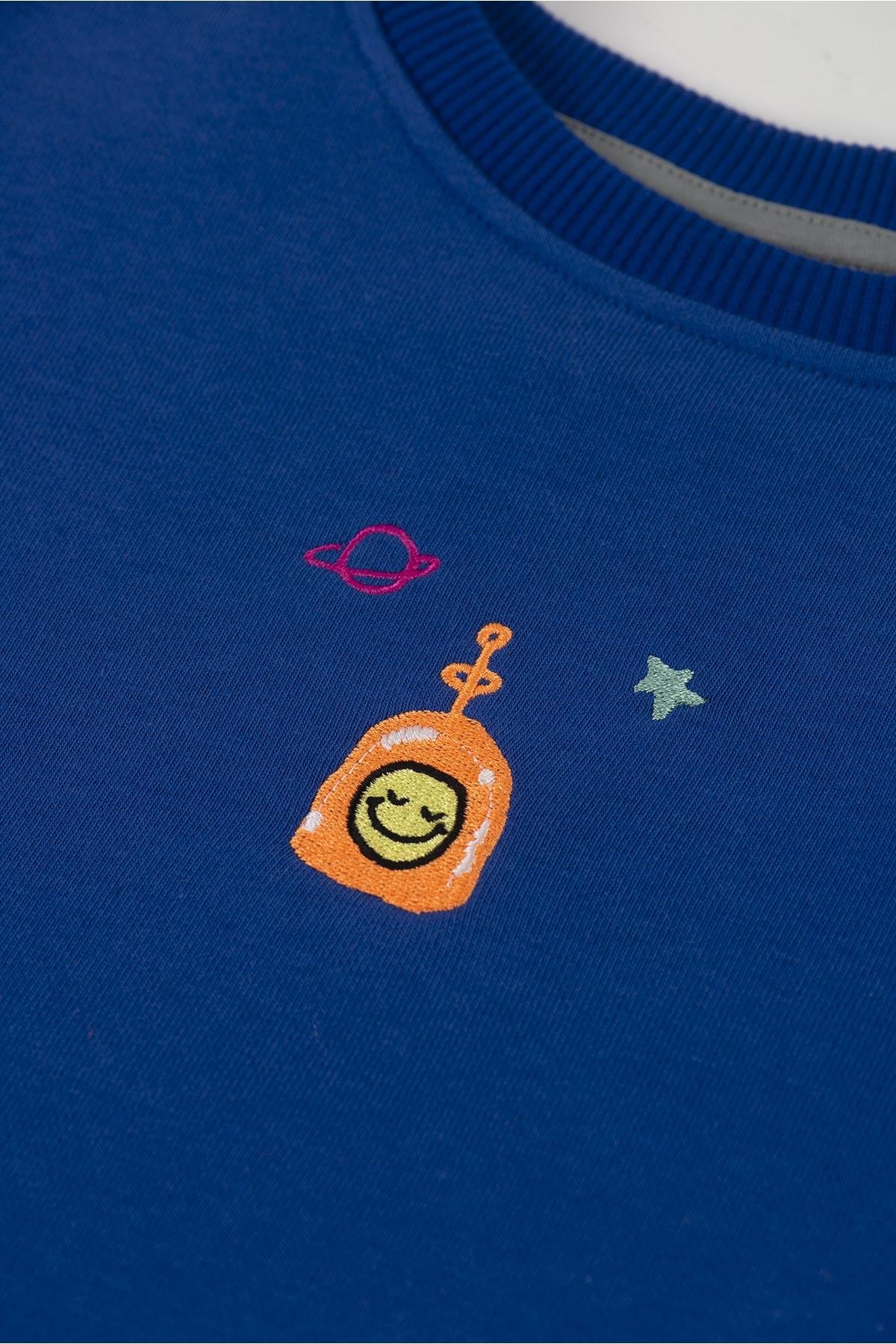 ASTRONAUT HEAD SWEATSHIRT Mavi