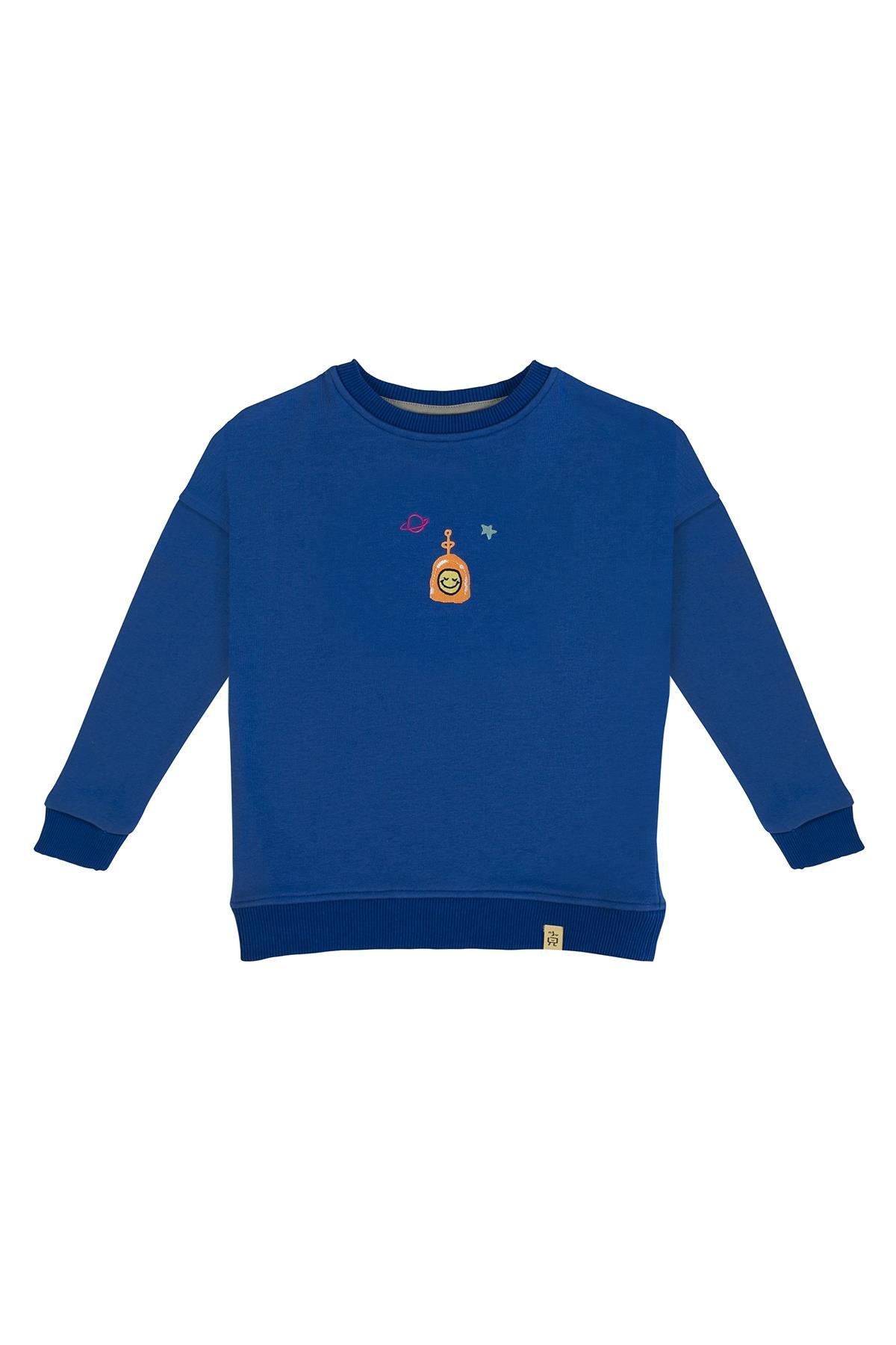 ASTRONAUT HEAD SWEATSHIRT Mavi